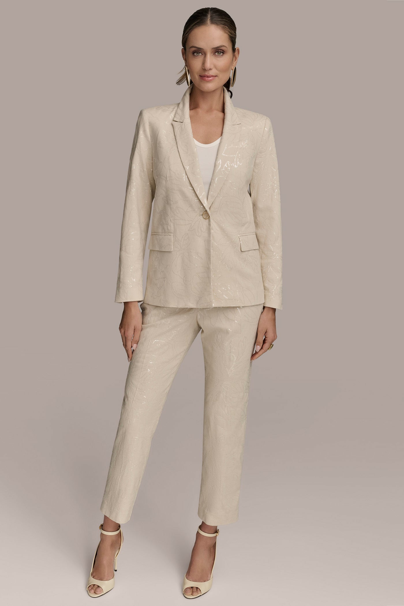 FLORAL SEQUIN-EMBELLISHED BLAZER VIEW 5 | Matching Sets FLORAL SEQUIN-EMBELLISHED BLAZER VIEW 5 | Matching Sets