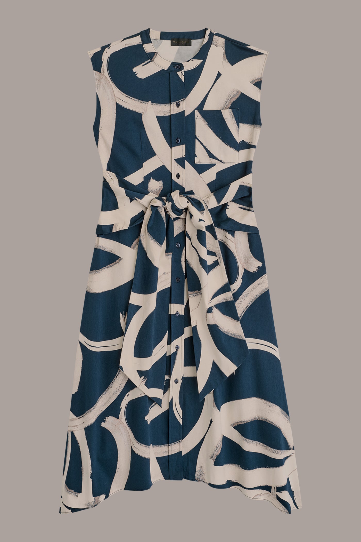 PRINTED TIE-FRONT MIDI SHIRT DRESS VIEW 8 | Dresses & Jumpsuits PRINTED TIE-FRONT MIDI SHIRT DRESS VIEW 8 | Dresses & Jumpsuits