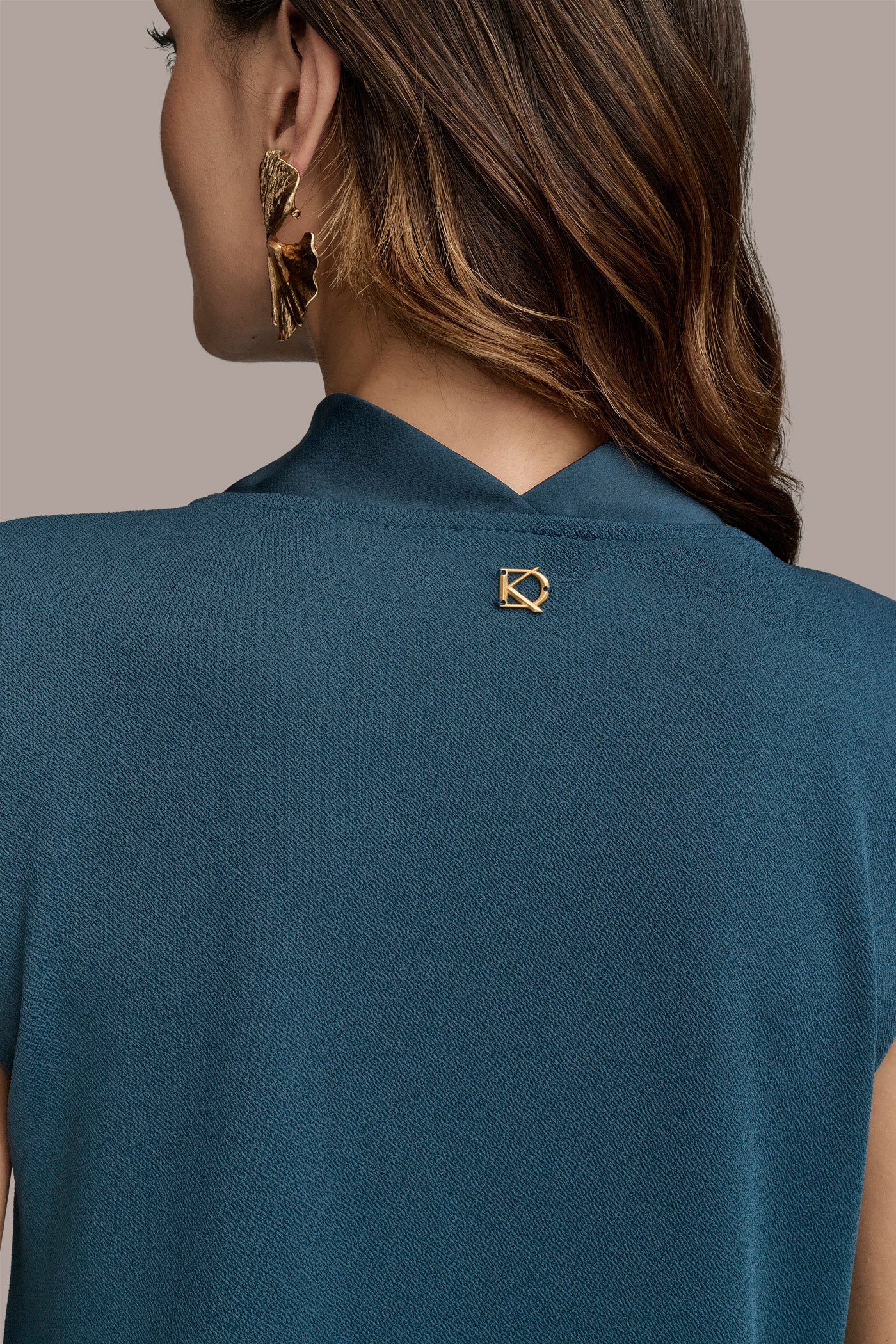 PANELED COWL NECK TOP VIEW 6 | Tops PANELED COWL NECK TOP VIEW 6 | Tops
