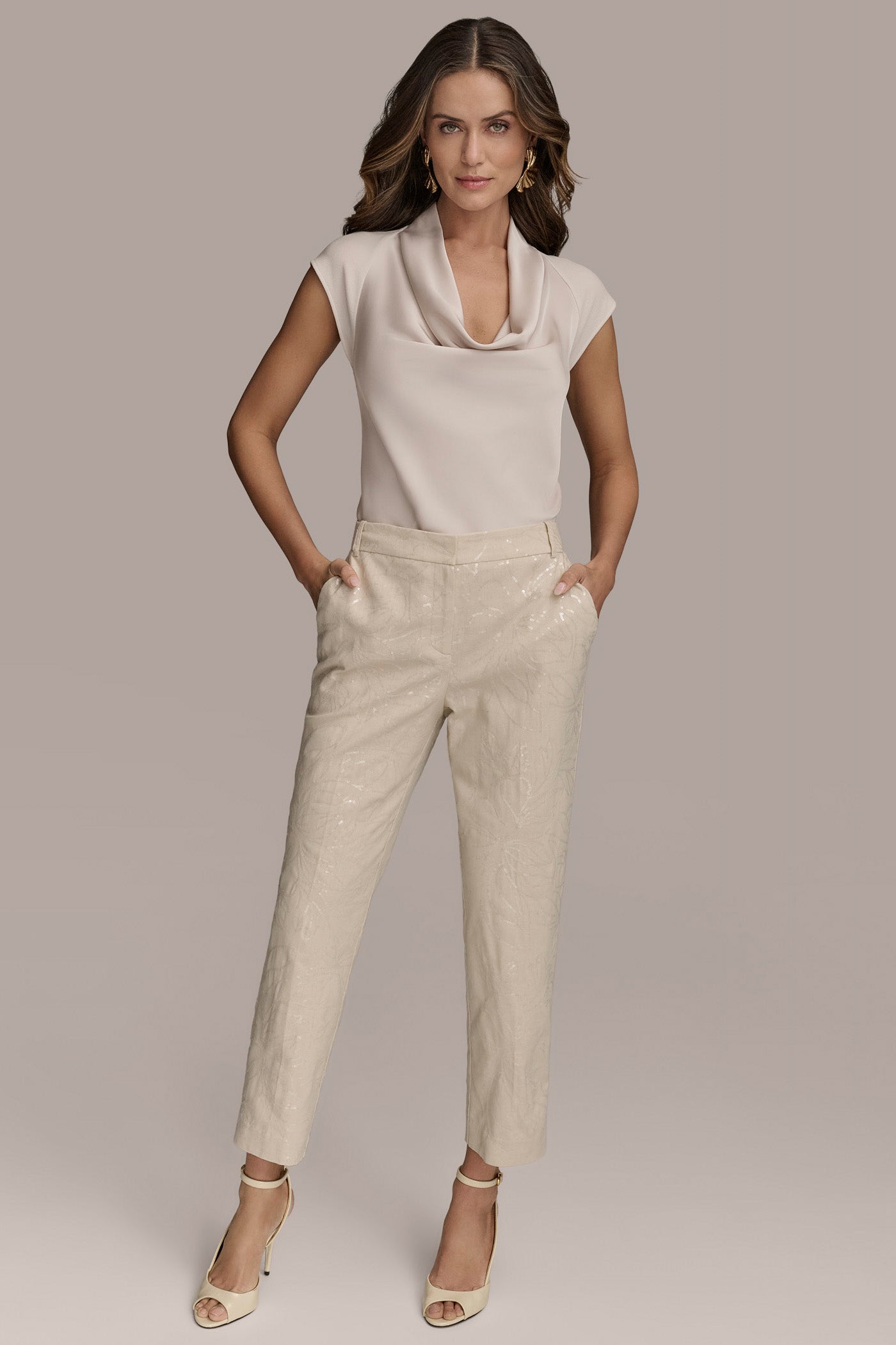 FLORAL SEQUIN-EMBELLISHED STRAIGHT LEG PANT VIEW 4 | Pants FLORAL SEQUIN-EMBELLISHED STRAIGHT LEG PANT VIEW 4 | Pants