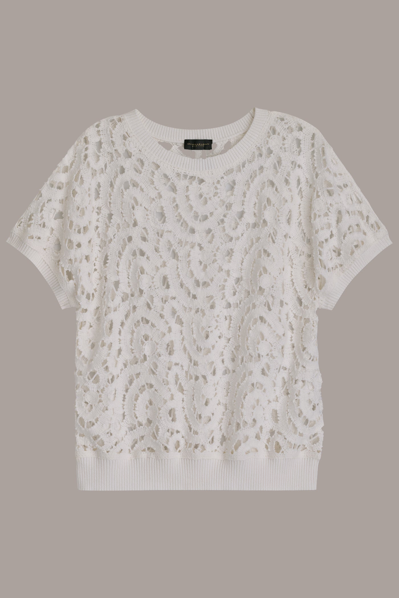 DROP SHOULDER CROCHET KNIT SWEATER VIEW 7 | Tops DROP SHOULDER CROCHET KNIT SWEATER VIEW 7 | Tops