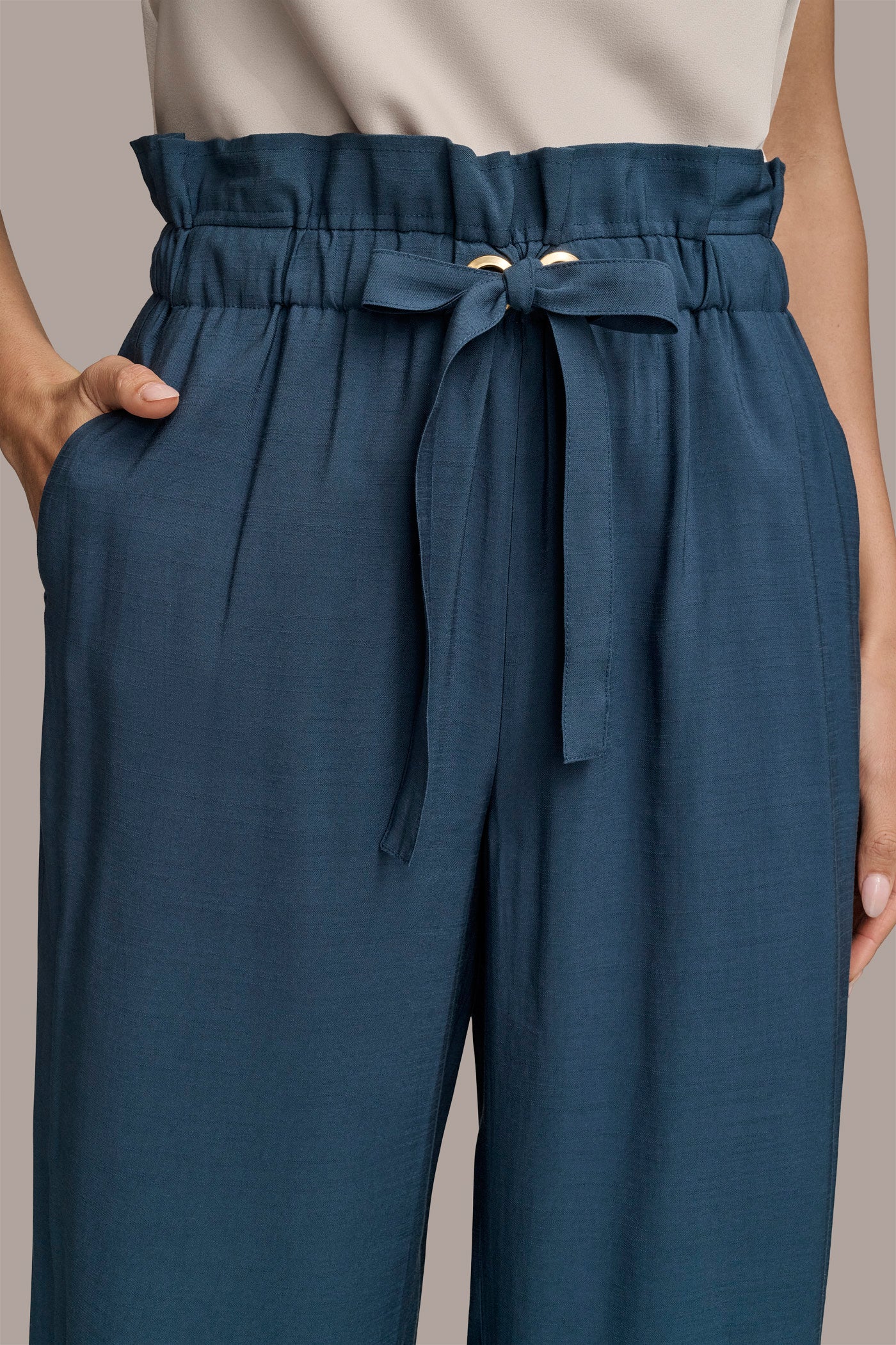 TIE-FRONT STRAIGHT LEG PANT VIEW 5 | Pants TIE-FRONT STRAIGHT LEG PANT VIEW 5 | Pants