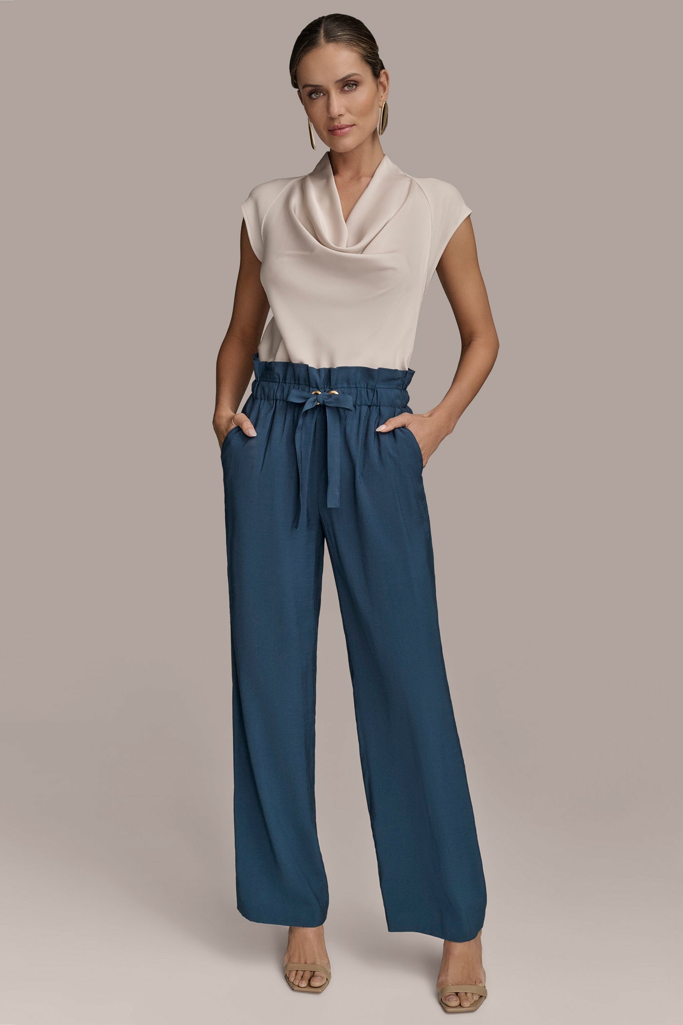 TIE-FRONT STRAIGHT LEG PANT | View 2 | Pants TIE-FRONT STRAIGHT LEG PANT | View 2 | Pants