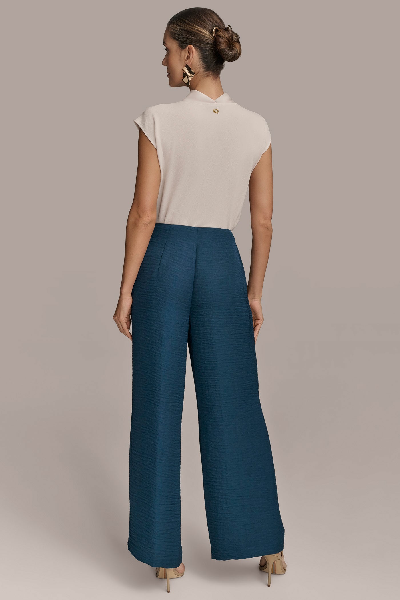 CRINKLED WIDE LEG PANT VIEW 5 | Matching Sets CRINKLED WIDE LEG PANT VIEW 5 | Matching Sets
