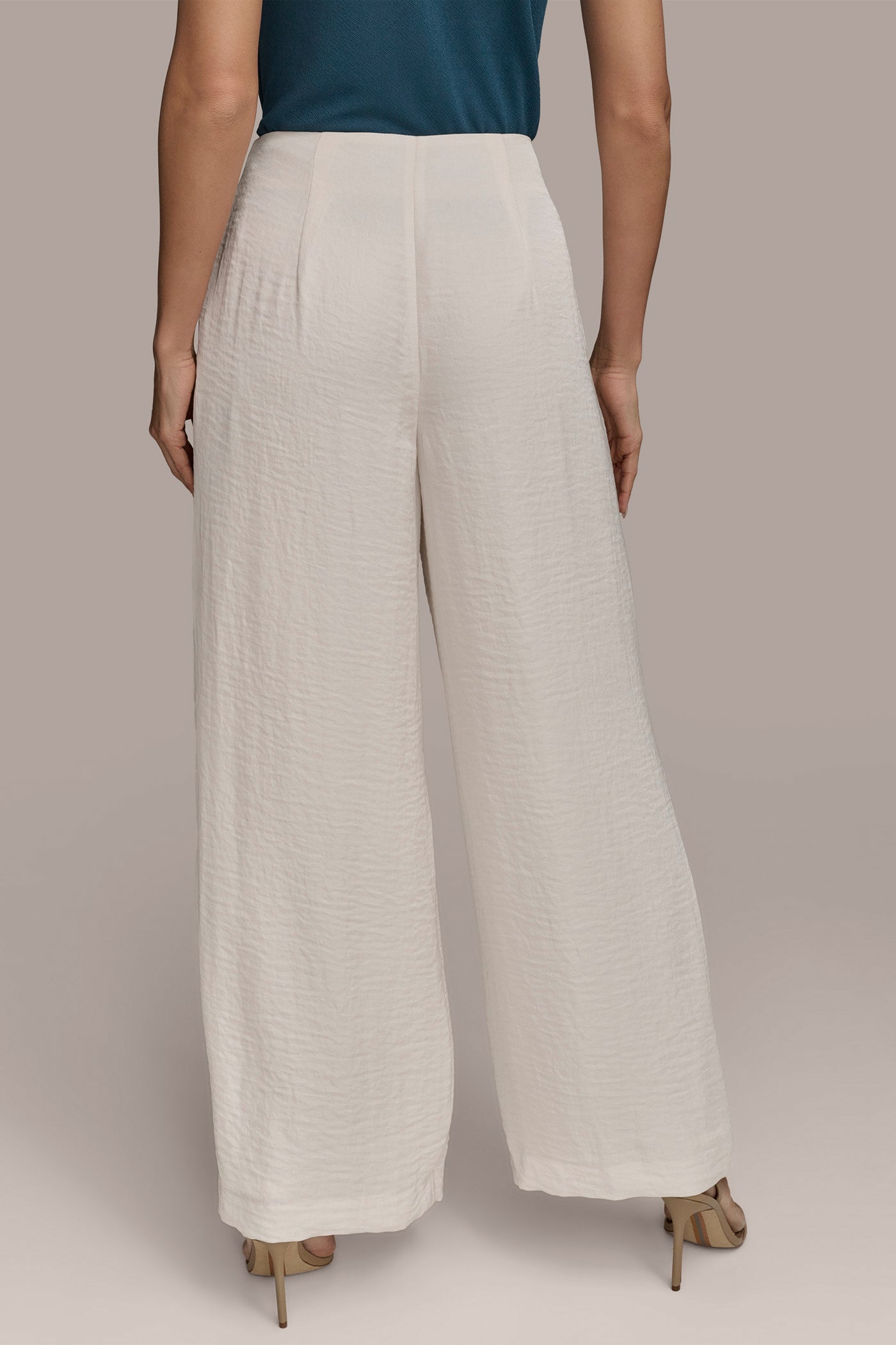 CRINKLED WIDE LEG PANT | View 2 | New Arrivals CRINKLED WIDE LEG PANT | View 2 | New Arrivals