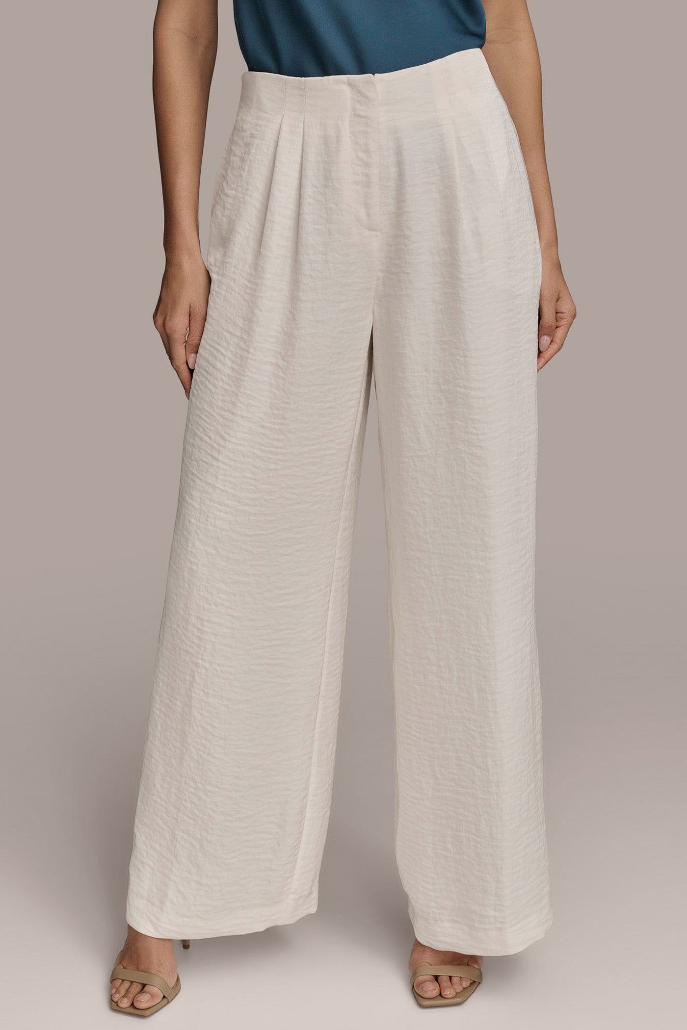 CRINKLED WIDE LEG PANT | View 1 | New Arrivals CRINKLED WIDE LEG PANT | View 1 | New Arrivals