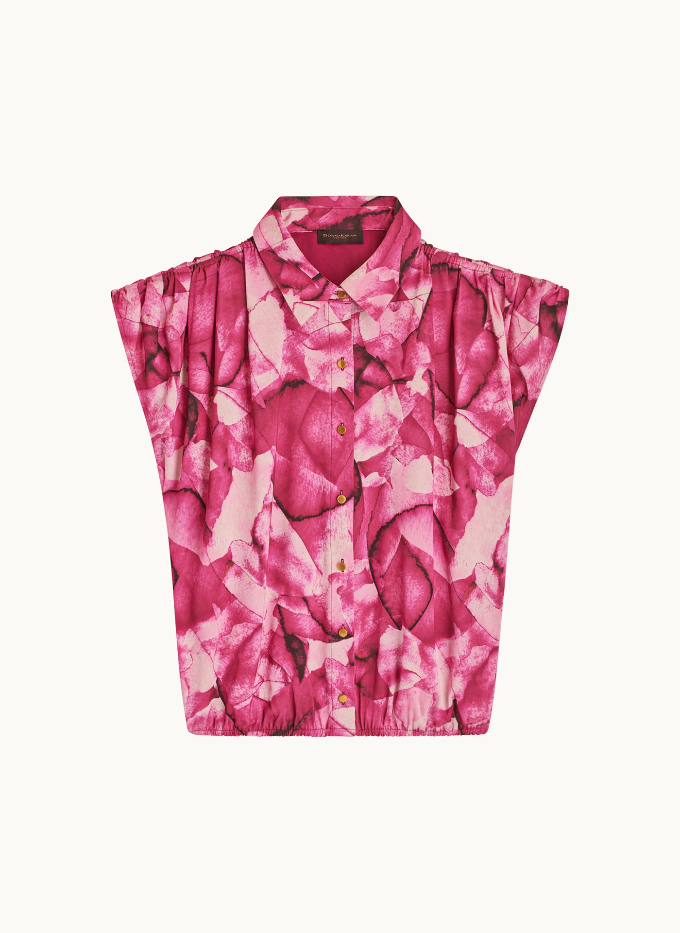 PRINT CINCHED SHOULDER BLOUSE VIEW 6 | Summer Collection PRINT CINCHED SHOULDER BLOUSE VIEW 6 | Summer Collection