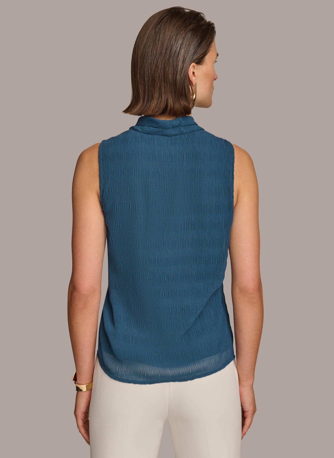 FAUX WRAP PEPLUM TOP | View 2 | Last Chance FAUX WRAP PEPLUM TOP | View 2 | Last Chance