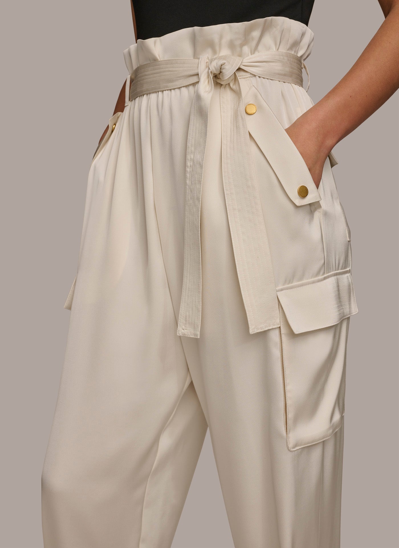 CARGO PANT WITH TIE BELT VIEW 6 | Summer Collection CARGO PANT WITH TIE BELT VIEW 6 | Summer Collection