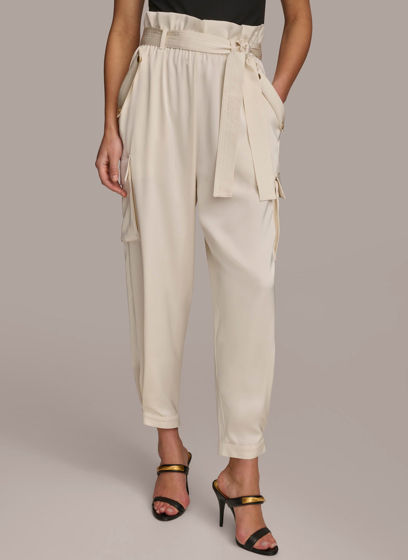 CARGO PANT WITH TIE BELT | View 1 | Summer Collection CARGO PANT WITH TIE BELT | View 1 | Summer Collection