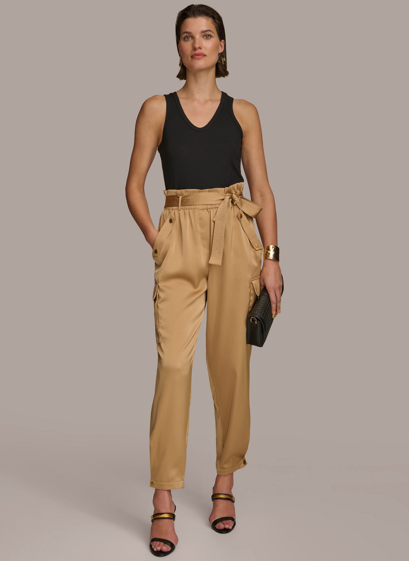 CARGO PANT WITH TIE BELT VIEW 3 | Sale Pants CARGO PANT WITH TIE BELT VIEW 3 | Sale Pants