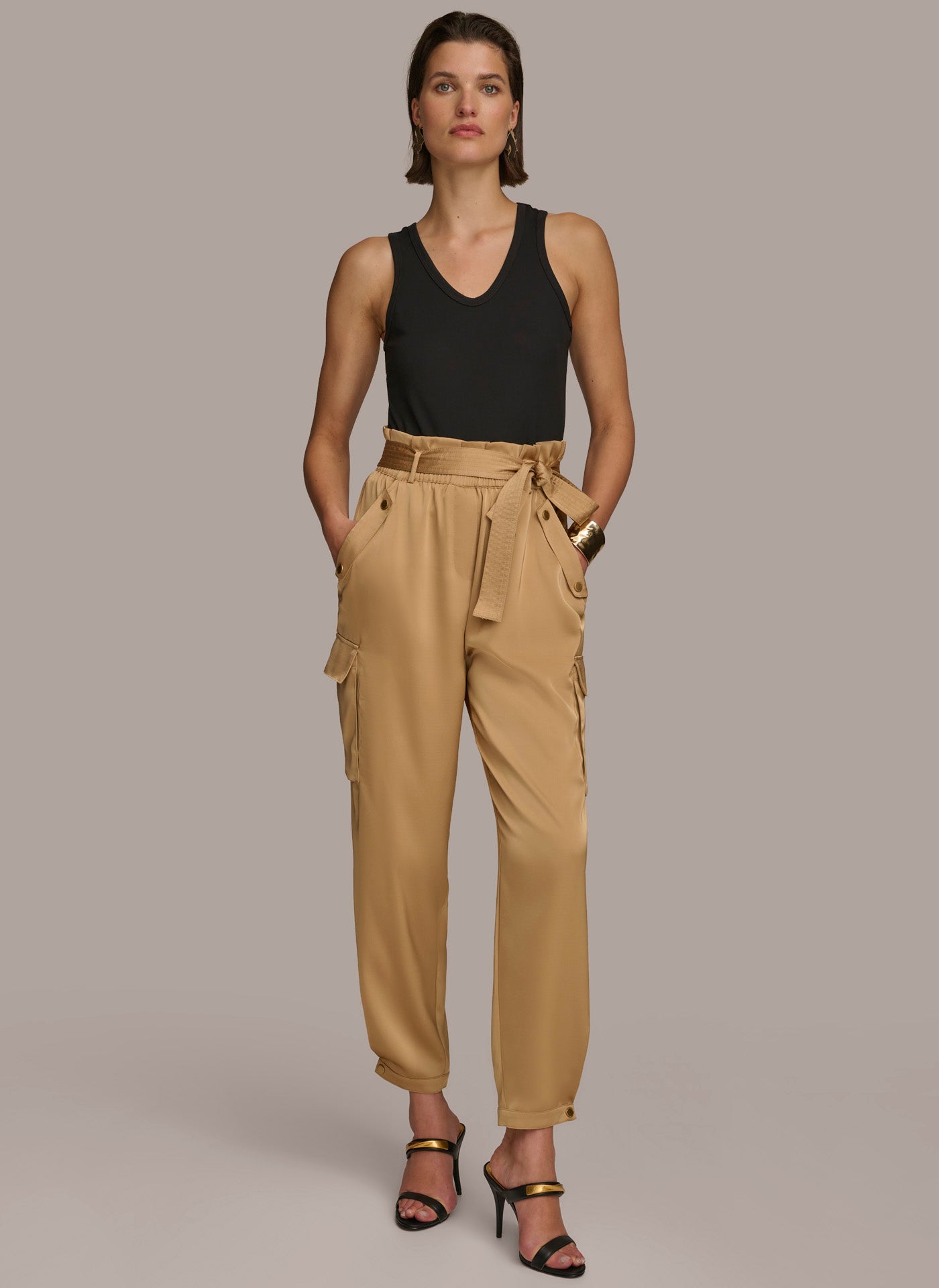 CARGO PANT WITH TIE BELT VIEW 6 | Sale Pants CARGO PANT WITH TIE BELT VIEW 6 | Sale Pants