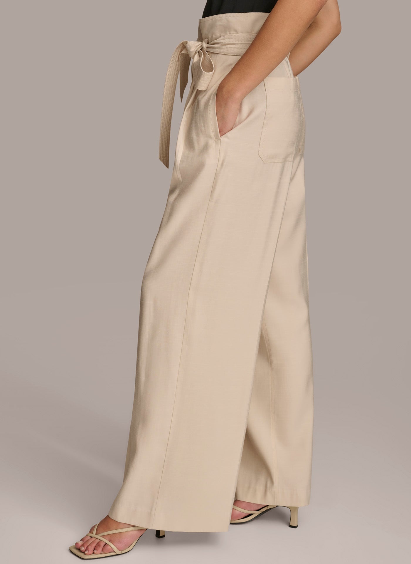 HIGH WAISTED WIDE LEG PANT VIEW 3 HIGH WAISTED WIDE LEG PANT VIEW 3