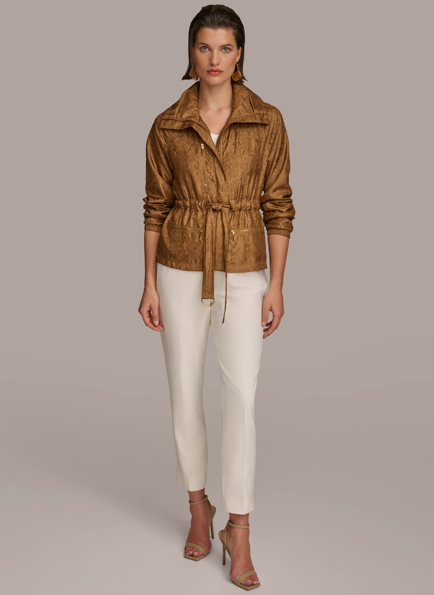 TEXTURE BELTED WRAP JACKET VIEW 4 | Sale Blazers TEXTURE BELTED WRAP JACKET VIEW 4 | Sale Blazers