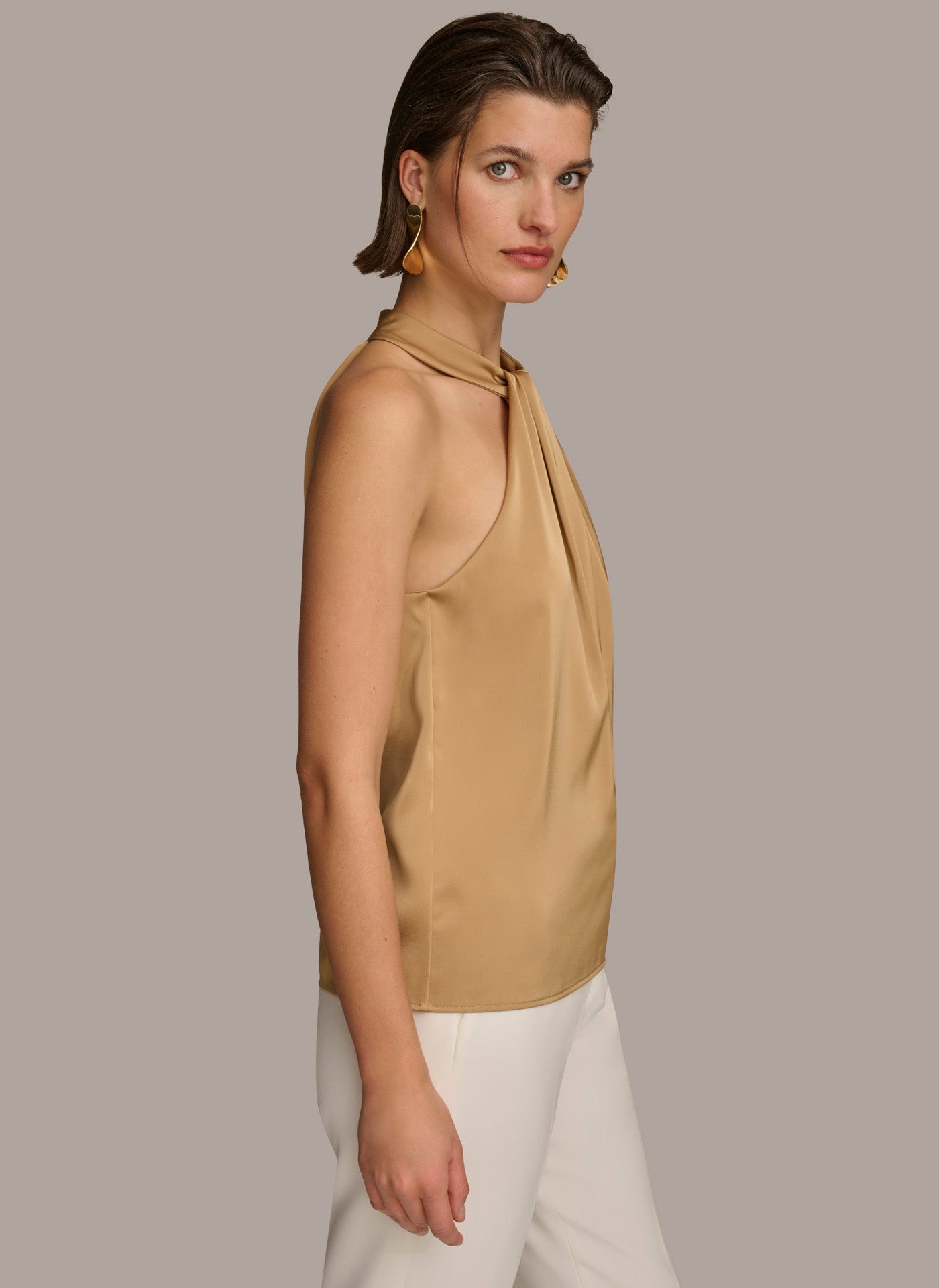 TWIST NECK HALTER TOP VIEW 4 | Sale Tops and Sweaters TWIST NECK HALTER TOP VIEW 4 | Sale Tops and Sweaters