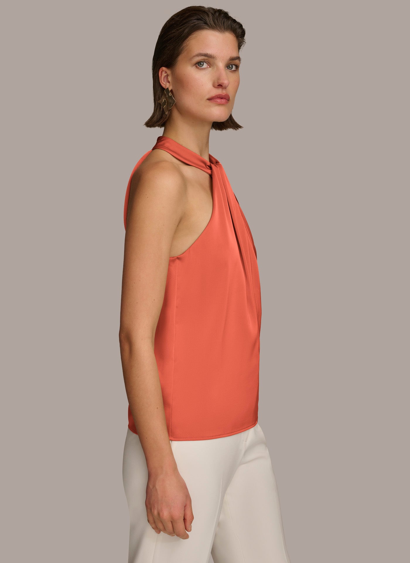 TWIST NECK HALTER TOP VIEW 4 | Sale Tops and Sweaters TWIST NECK HALTER TOP VIEW 4 | Sale Tops and Sweaters