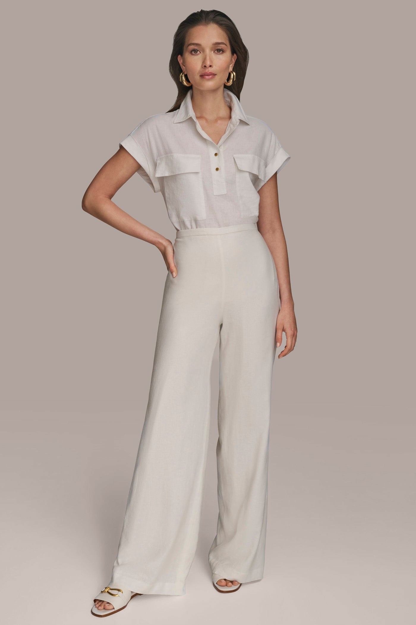 WIDE LEG SOFT PANT VIEW 4 | Matching Sets WIDE LEG SOFT PANT VIEW 4 | Matching Sets