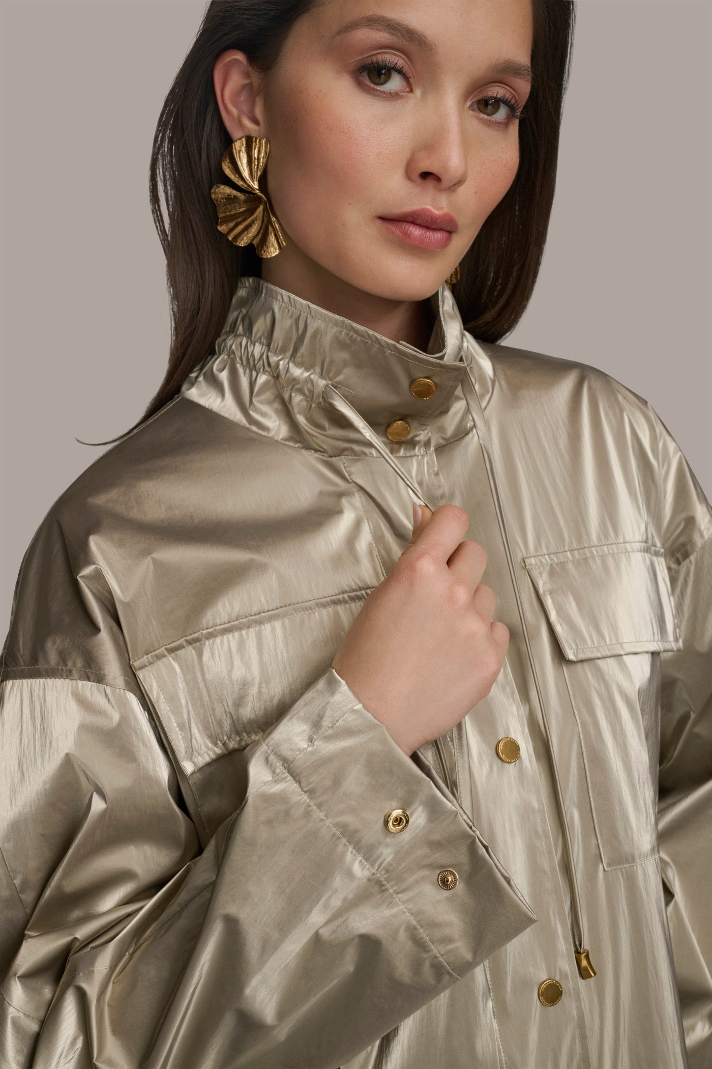 METALLIC UTILITY JACKET VIEW 6 METALLIC UTILITY JACKET VIEW 6