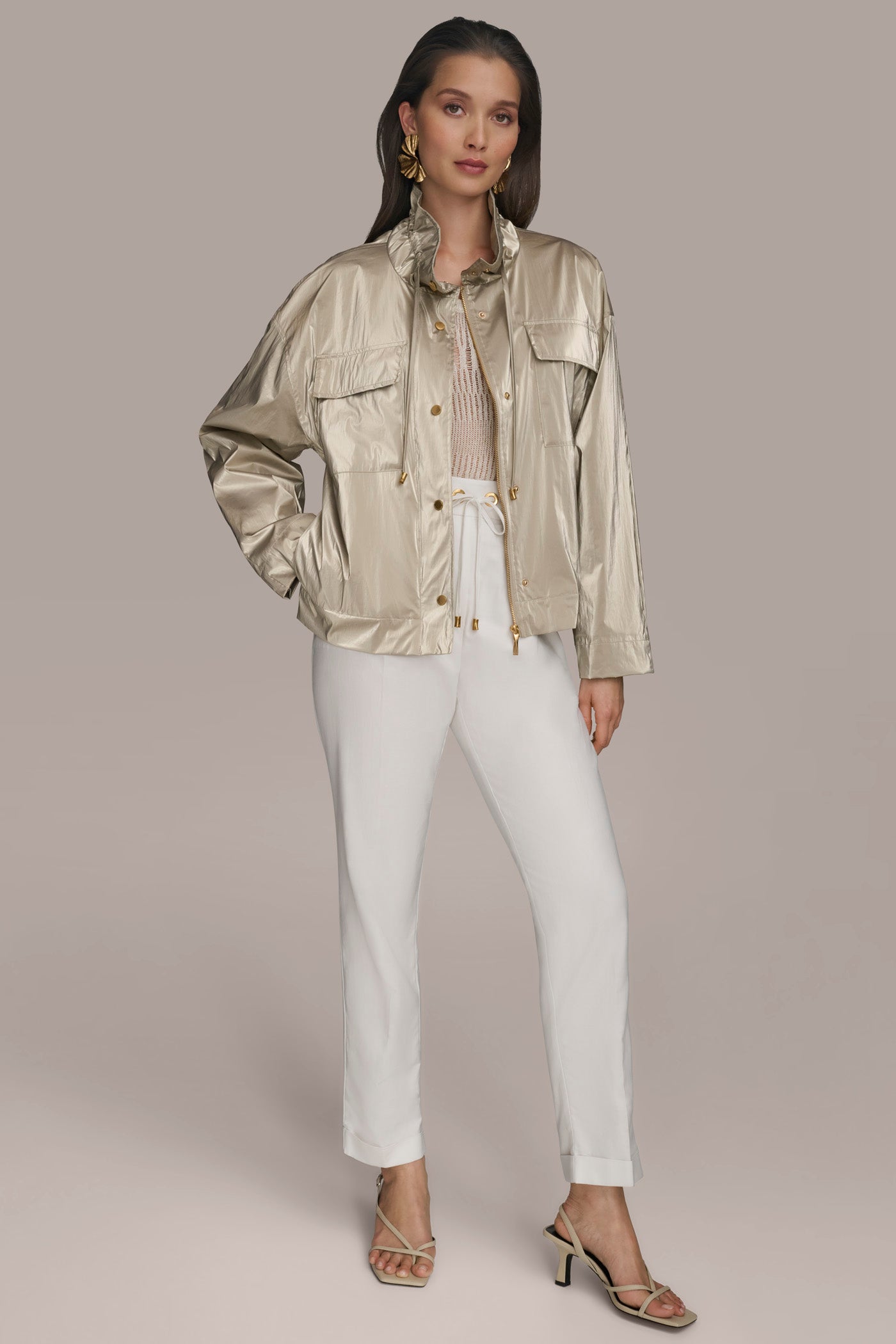 METALLIC UTILITY JACKET VIEW 4 METALLIC UTILITY JACKET VIEW 4