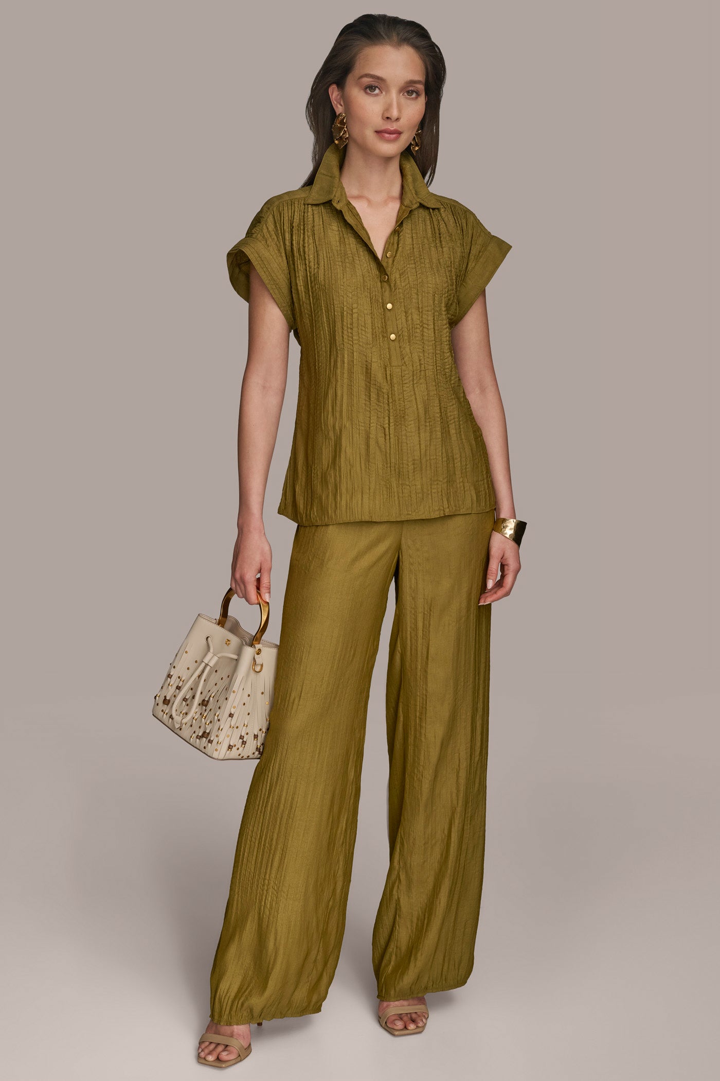 CRINKLED POPOVER TOP VIEW 4 | Tops CRINKLED POPOVER TOP VIEW 4 | Tops