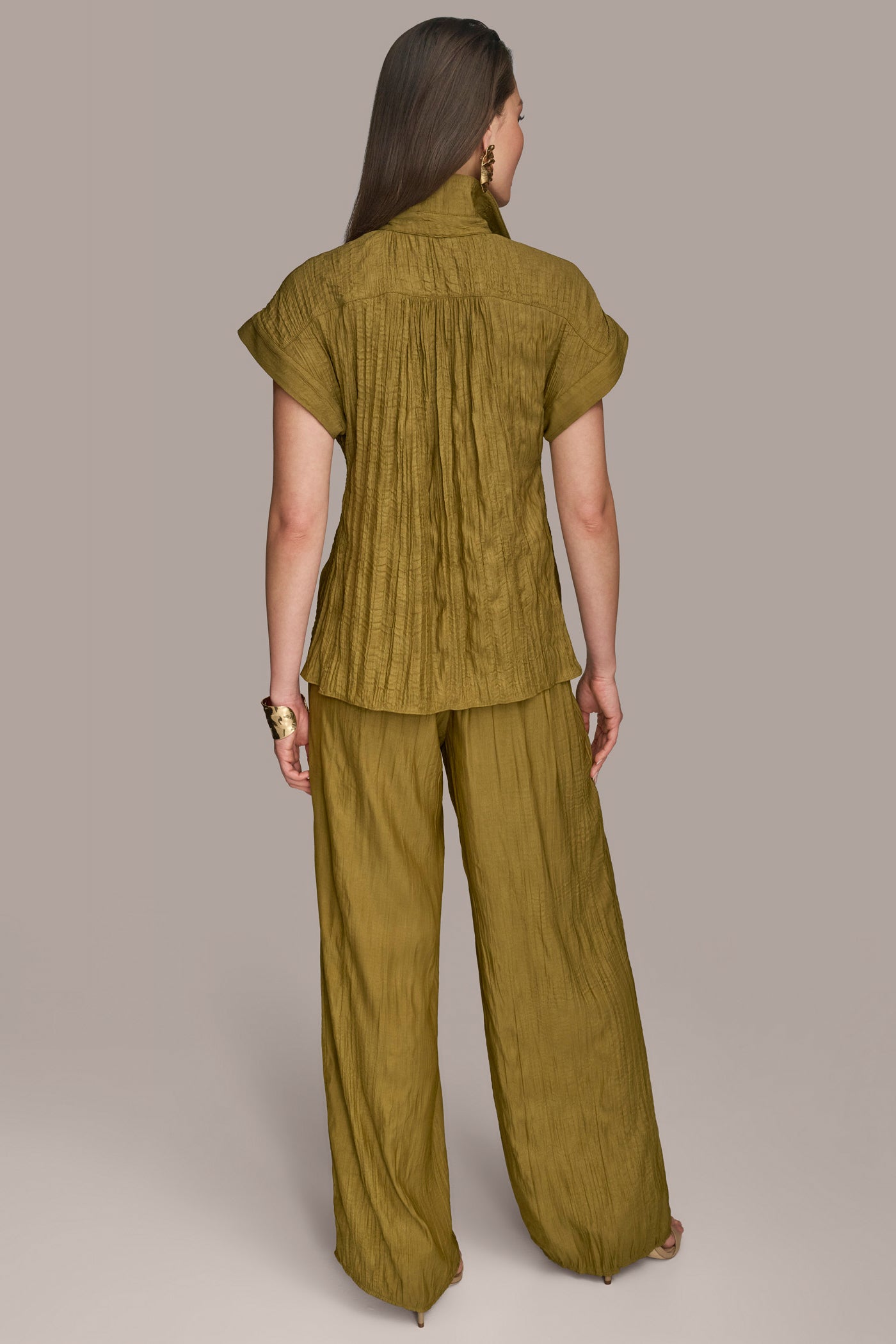 CRINKLED POPOVER TOP VIEW 3 | Tops CRINKLED POPOVER TOP VIEW 3 | Tops