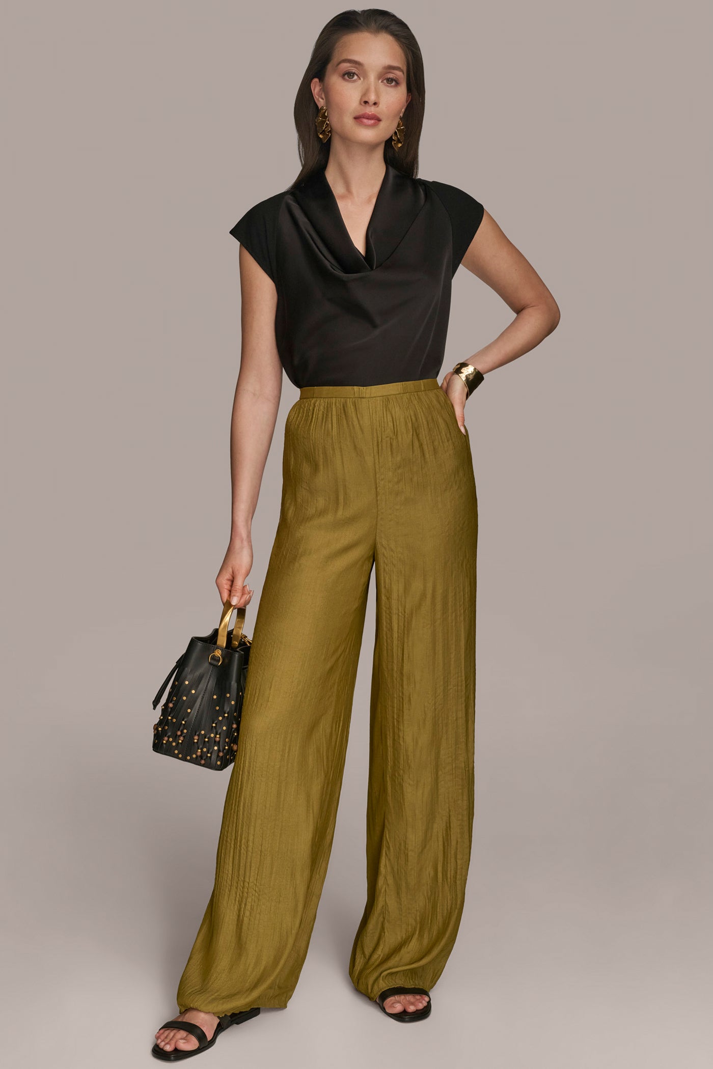 STRAIGHT LEG PULL ON PANT VIEW 4 | Matching Sets STRAIGHT LEG PULL ON PANT VIEW 4 | Matching Sets