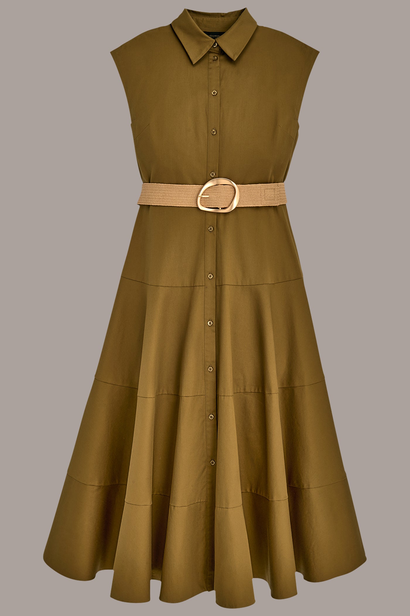 BELTED TIERED MIDI SHIRT DRESS VIEW 8 | Dresses & Jumpsuits BELTED TIERED MIDI SHIRT DRESS VIEW 8 | Dresses & Jumpsuits