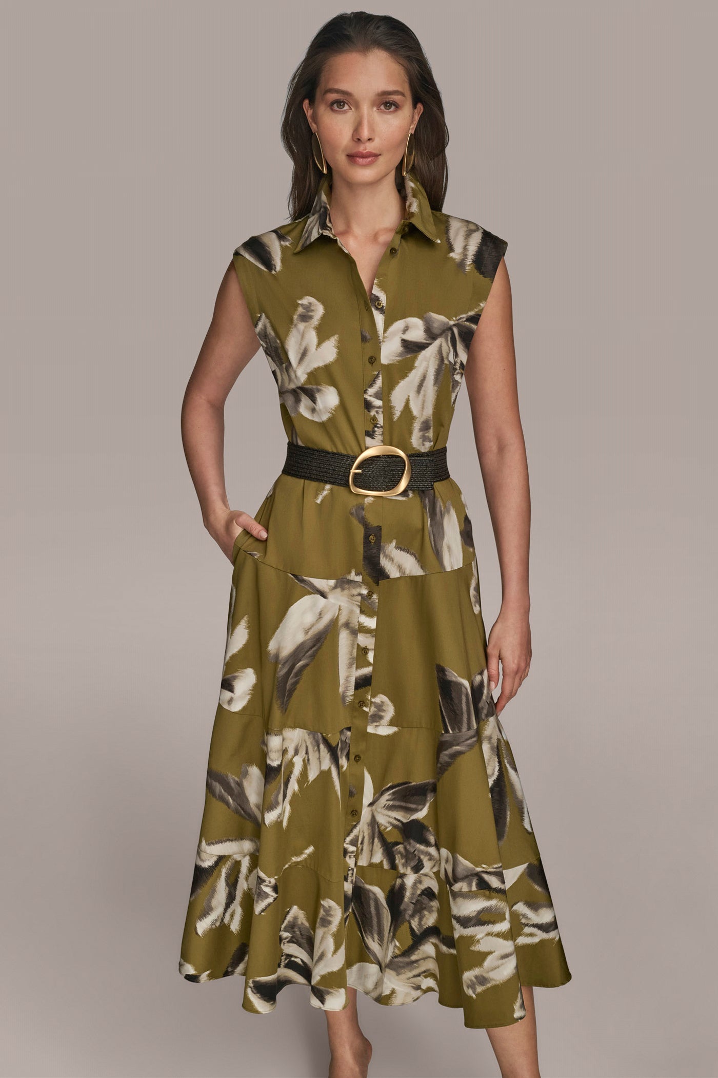 BELTED MIDI SHIRT DRESS VIEW 4 | Dresses & Jumpsuits BELTED MIDI SHIRT DRESS VIEW 4 | Dresses & Jumpsuits