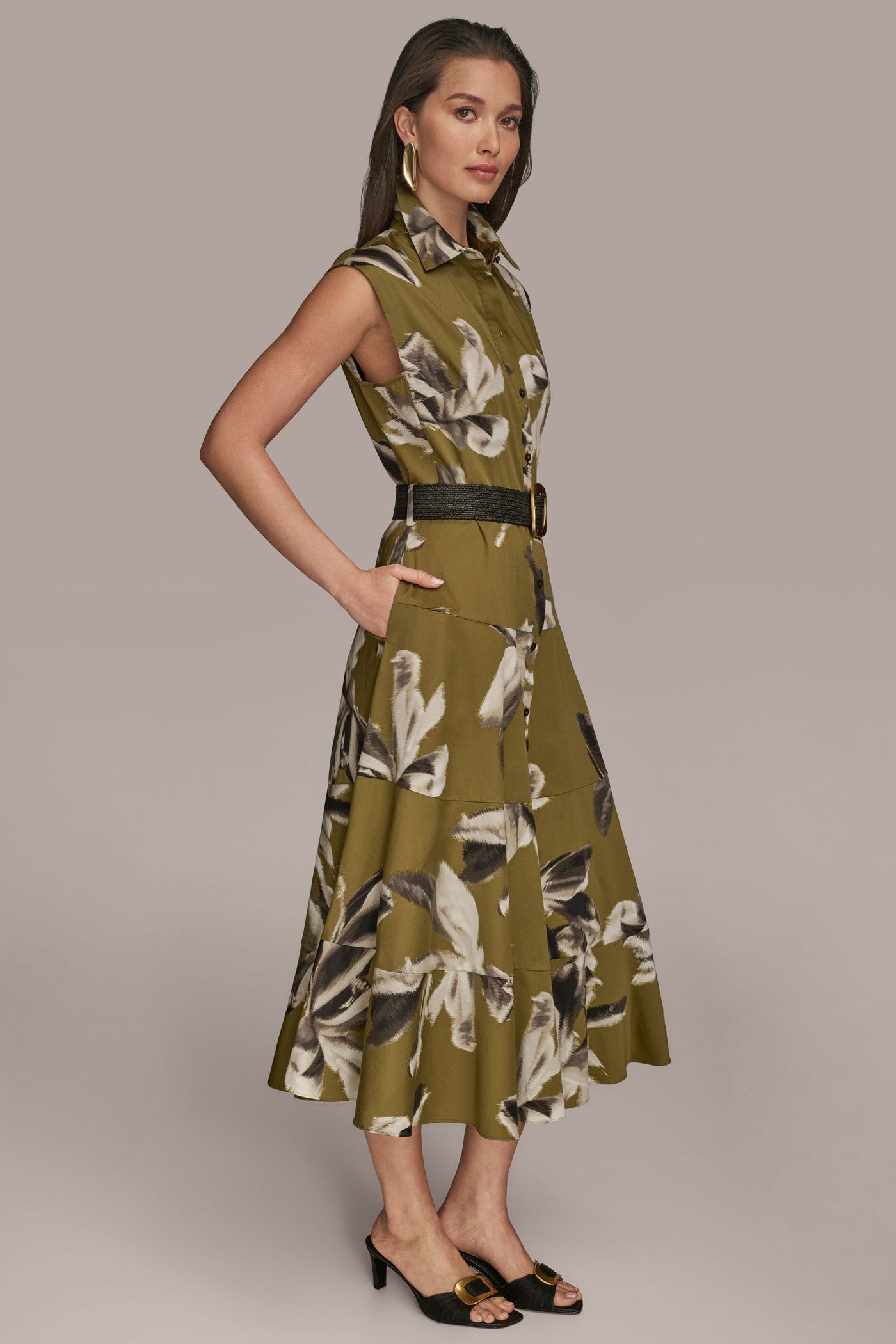BELTED MIDI SHIRT DRESS VIEW 3 | Dresses & Jumpsuits BELTED MIDI SHIRT DRESS VIEW 3 | Dresses & Jumpsuits