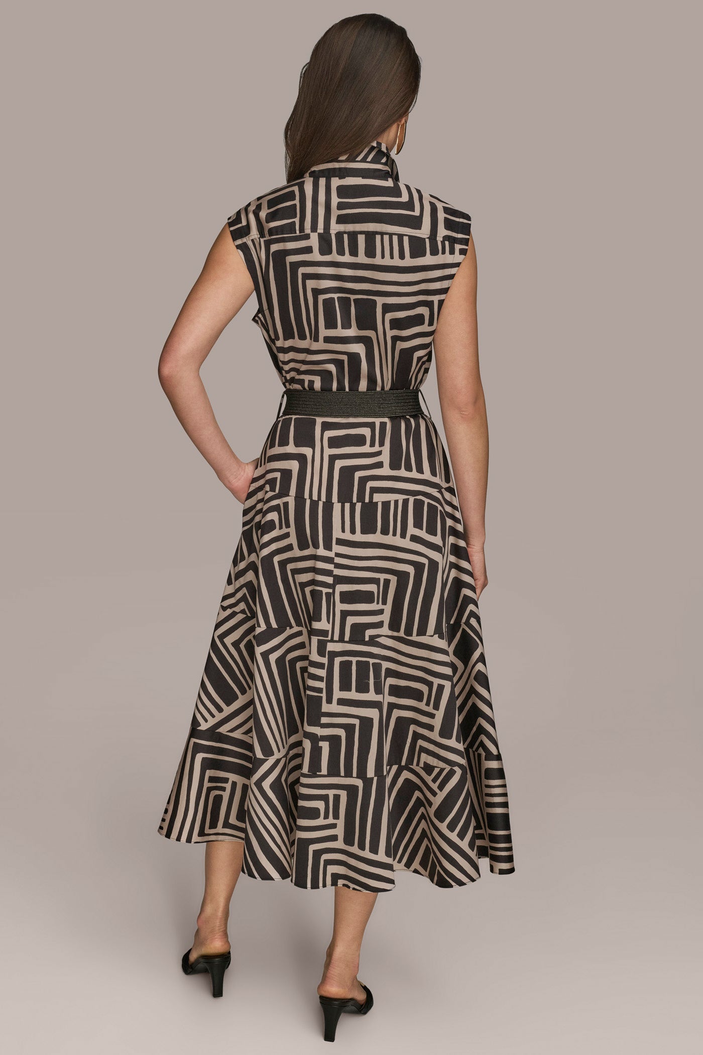 BELTED MIDI SHIRT DRESS | View 2 | Clothing BELTED MIDI SHIRT DRESS | View 2 | Clothing