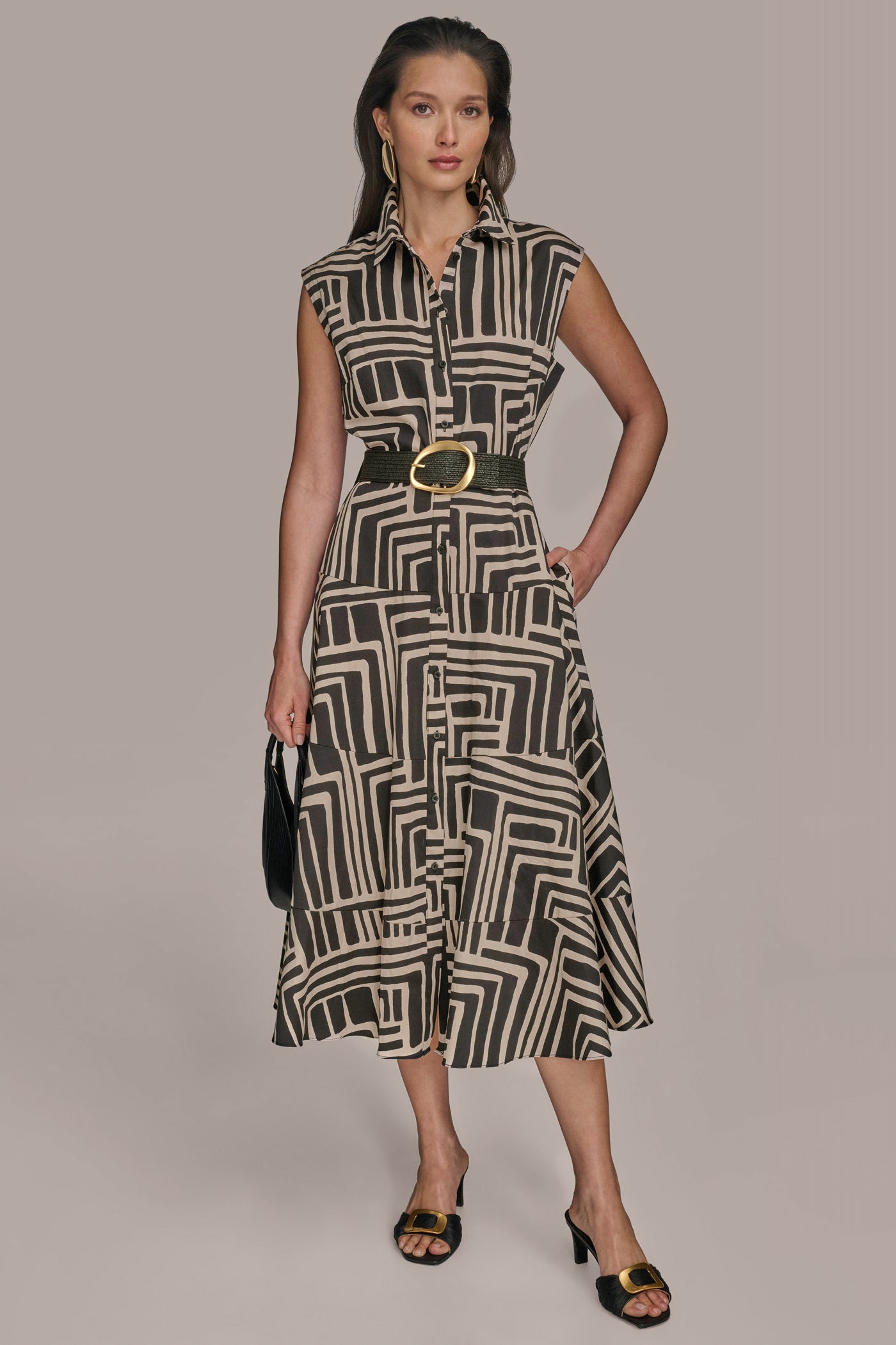 BELTED MIDI SHIRT DRESS | View 1 | Clothing BELTED MIDI SHIRT DRESS | View 1 | Clothing