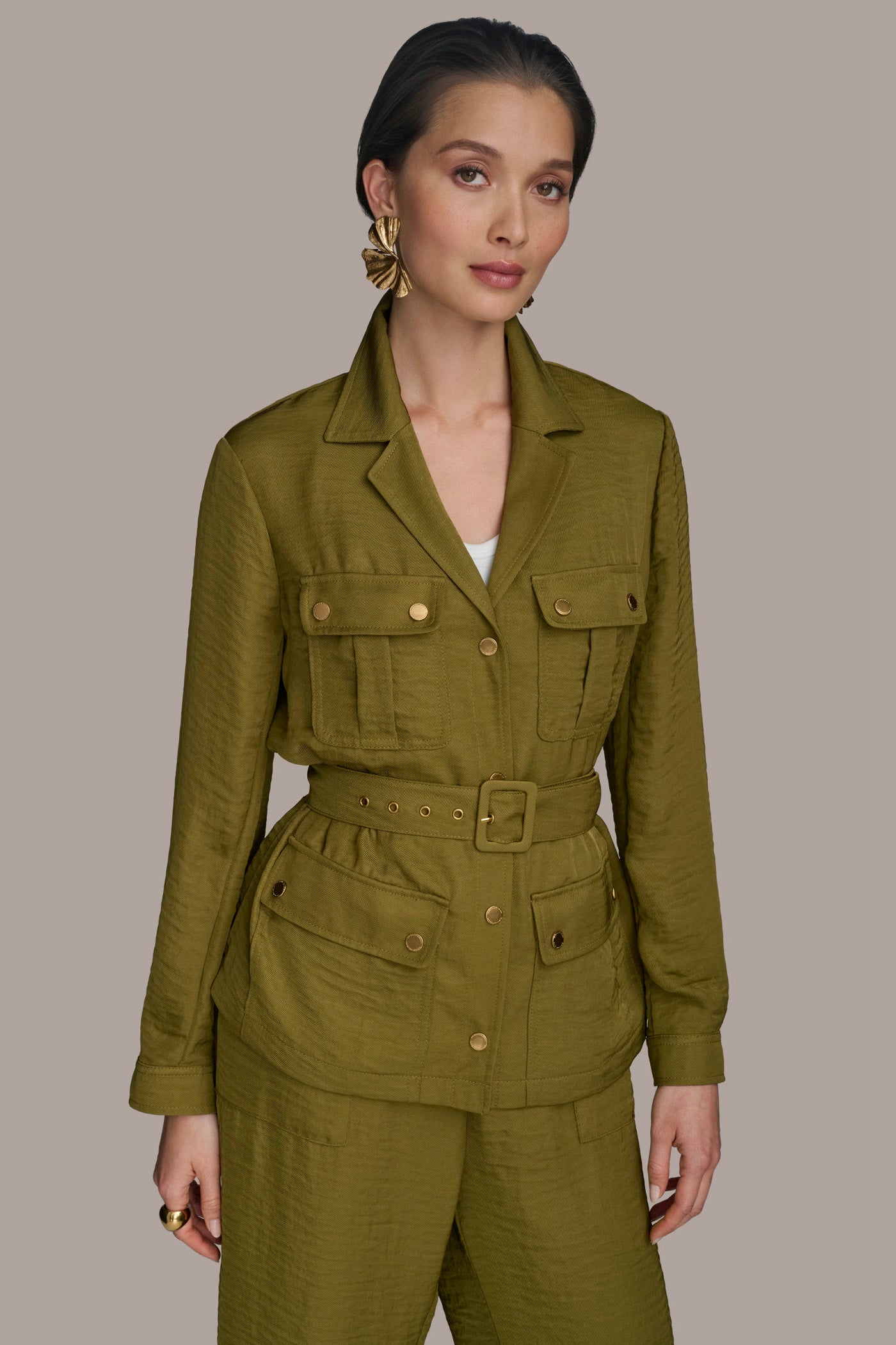 BELTED UTILITY JACKET | View 1 | Blazers & Vests BELTED UTILITY JACKET | View 1 | Blazers & Vests