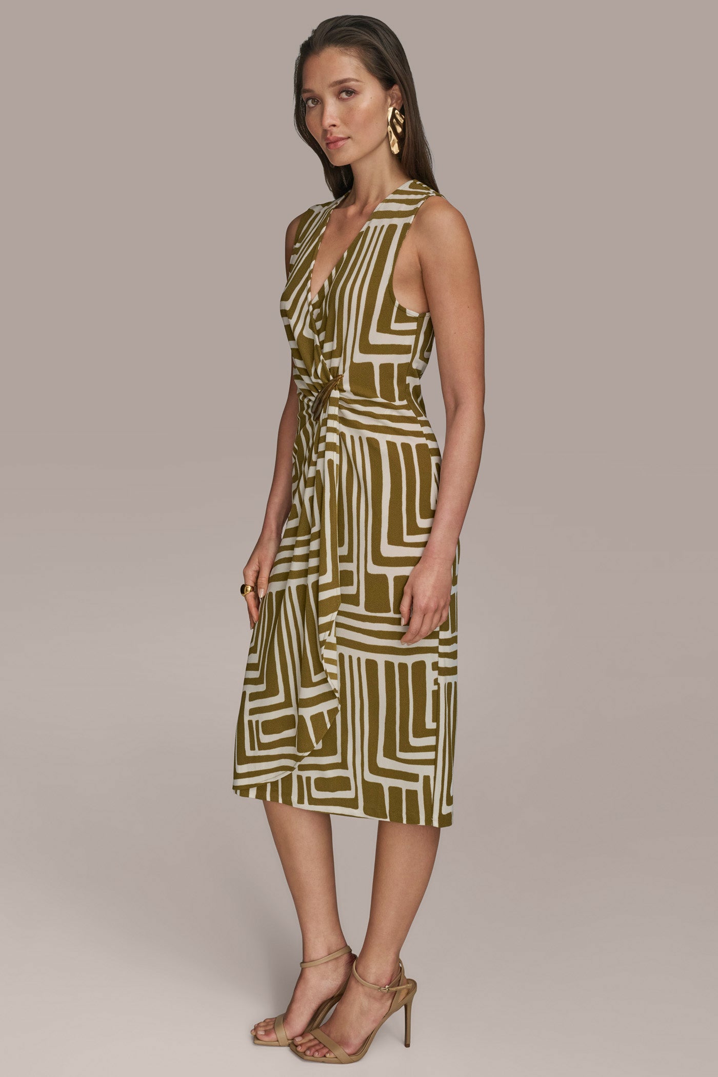 WRAP-EFFECT MIDI SHEATH DRESS VIEW 3 | Dresses & Jumpsuits WRAP-EFFECT MIDI SHEATH DRESS VIEW 3 | Dresses & Jumpsuits