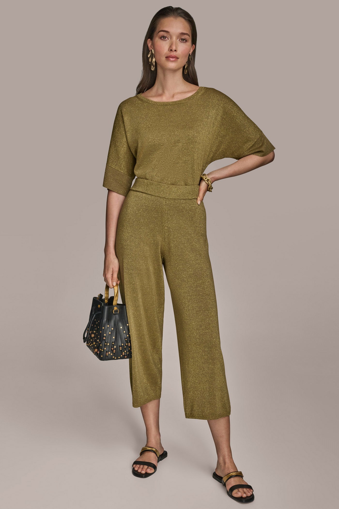 WIDE LEG SHIMMER PANT VIEW 4 | Matching Sets WIDE LEG SHIMMER PANT VIEW 4 | Matching Sets