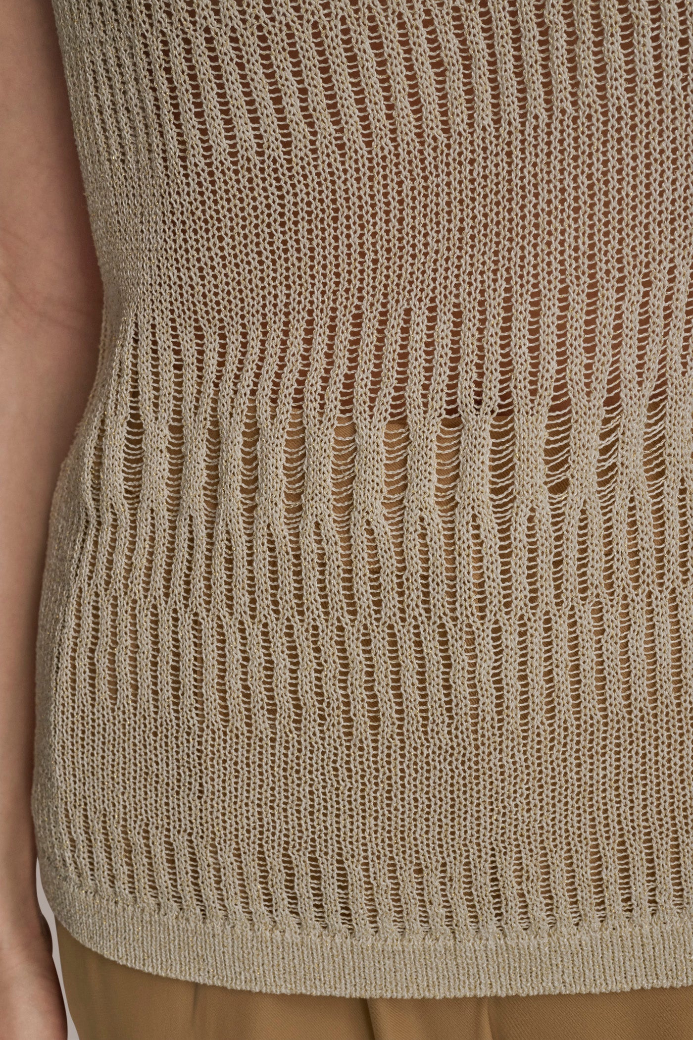 OPEN STITCH SWEATER SHELL VIEW 6 | Tops OPEN STITCH SWEATER SHELL VIEW 6 | Tops
