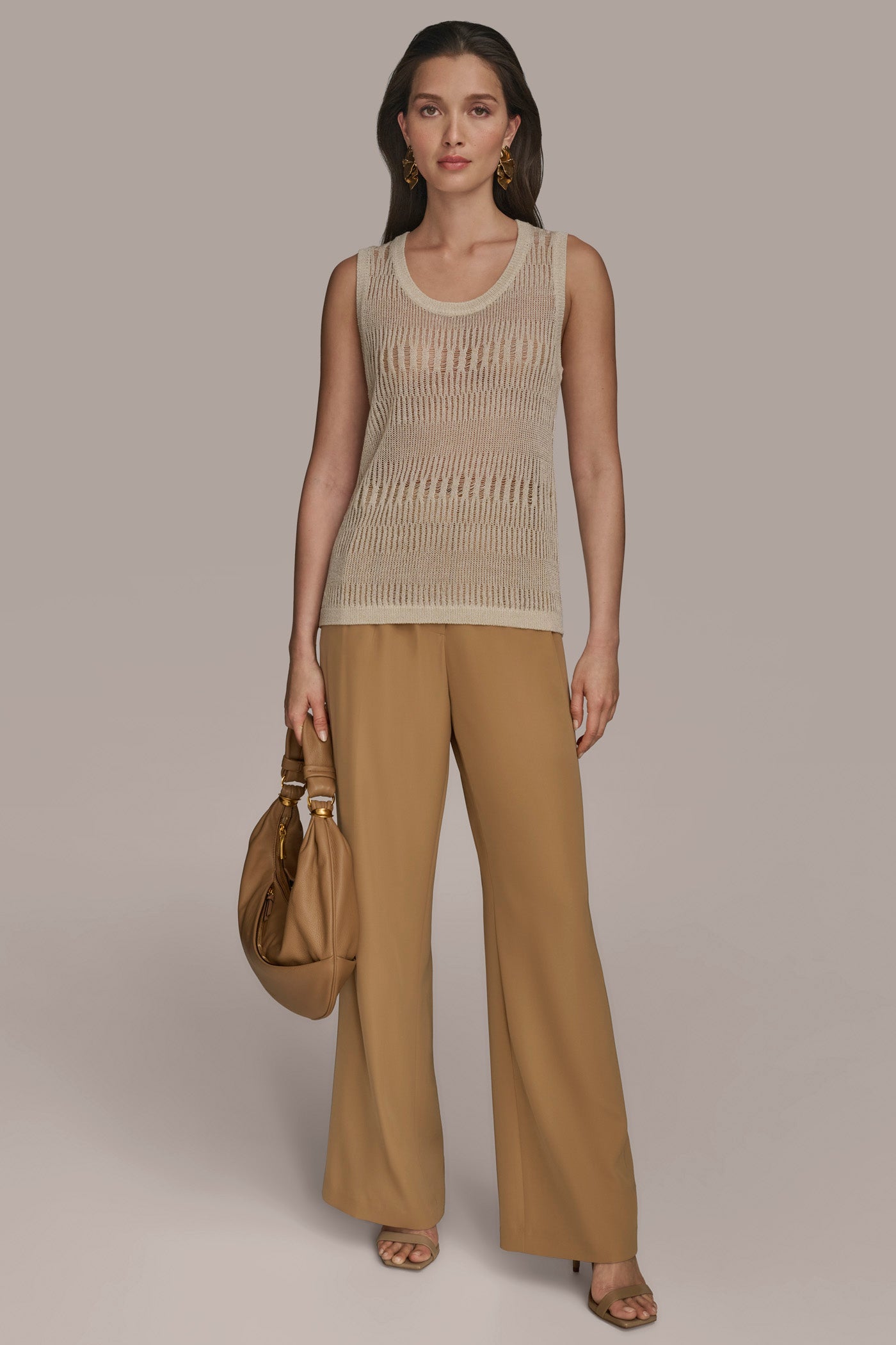 OPEN STITCH SWEATER SHELL VIEW 4 | Tops OPEN STITCH SWEATER SHELL VIEW 4 | Tops