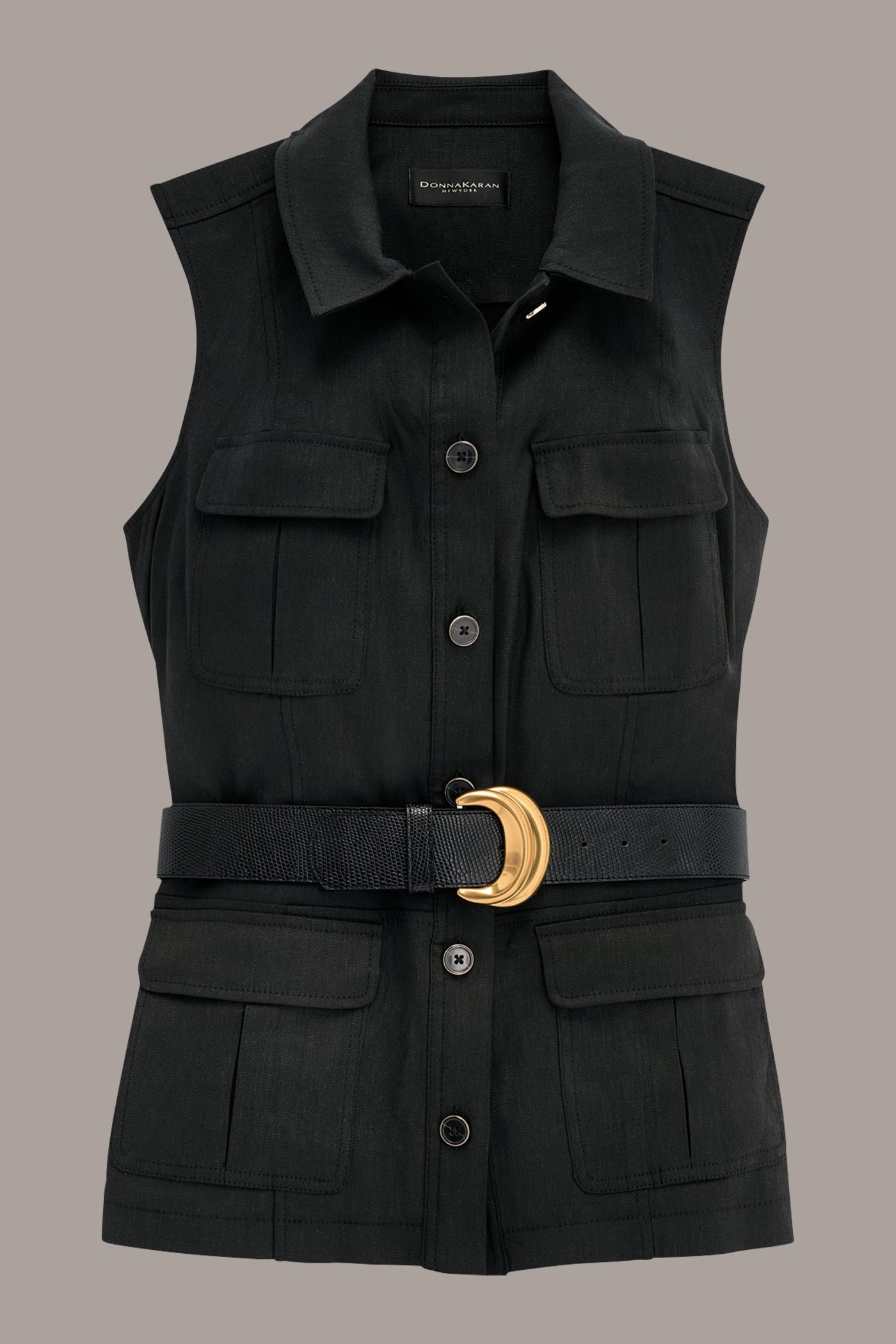 BELTED UTILITY VEST VIEW 6 | Tops BELTED UTILITY VEST VIEW 6 | Tops