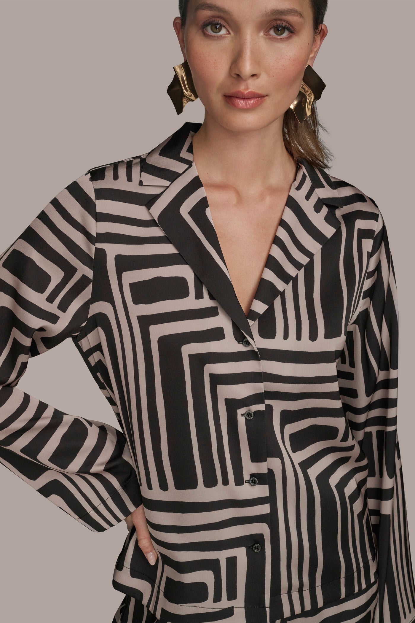 PAJAMA STYLE SHIRT VIEW 4 | Tops PAJAMA STYLE SHIRT VIEW 4 | Tops