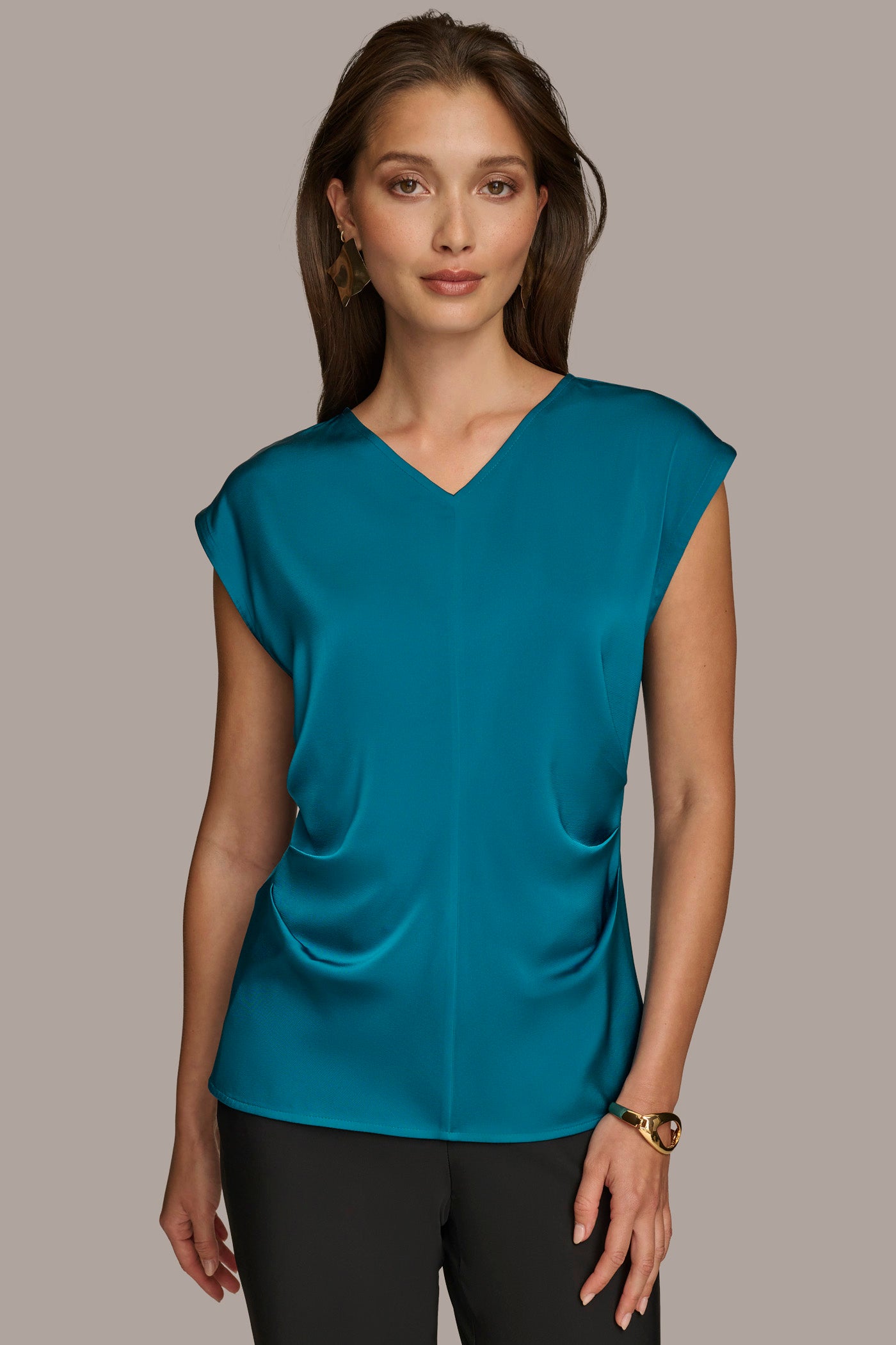 CAP SLEEVE BLOUSE | View 1 | Tops & Sweaters CAP SLEEVE BLOUSE | View 1 | Tops & Sweaters
