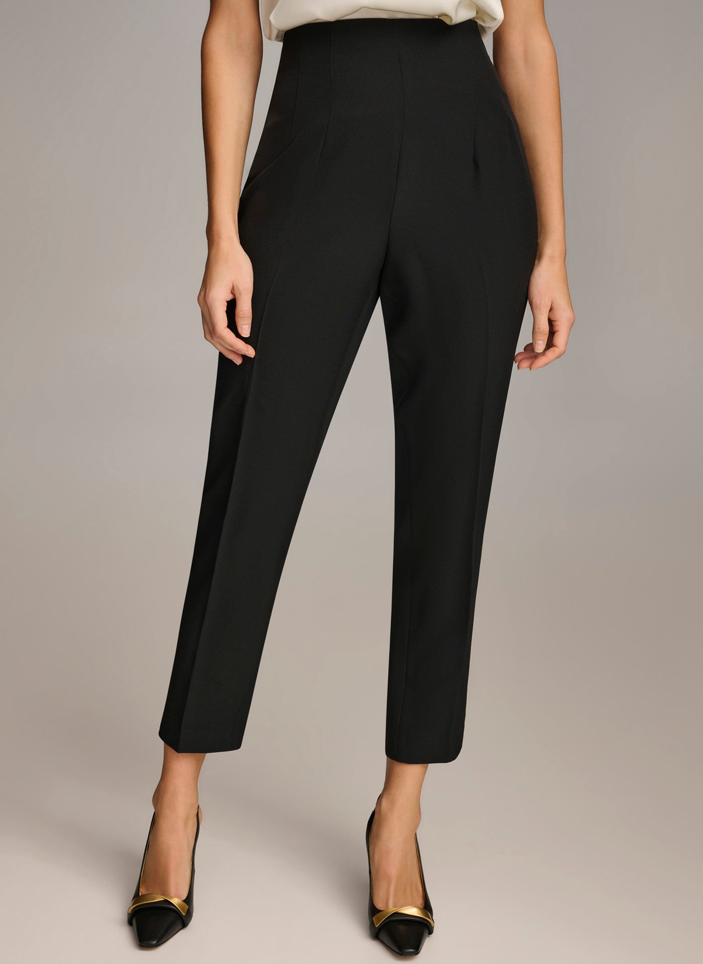 SLIM FLAT FRONT PANT