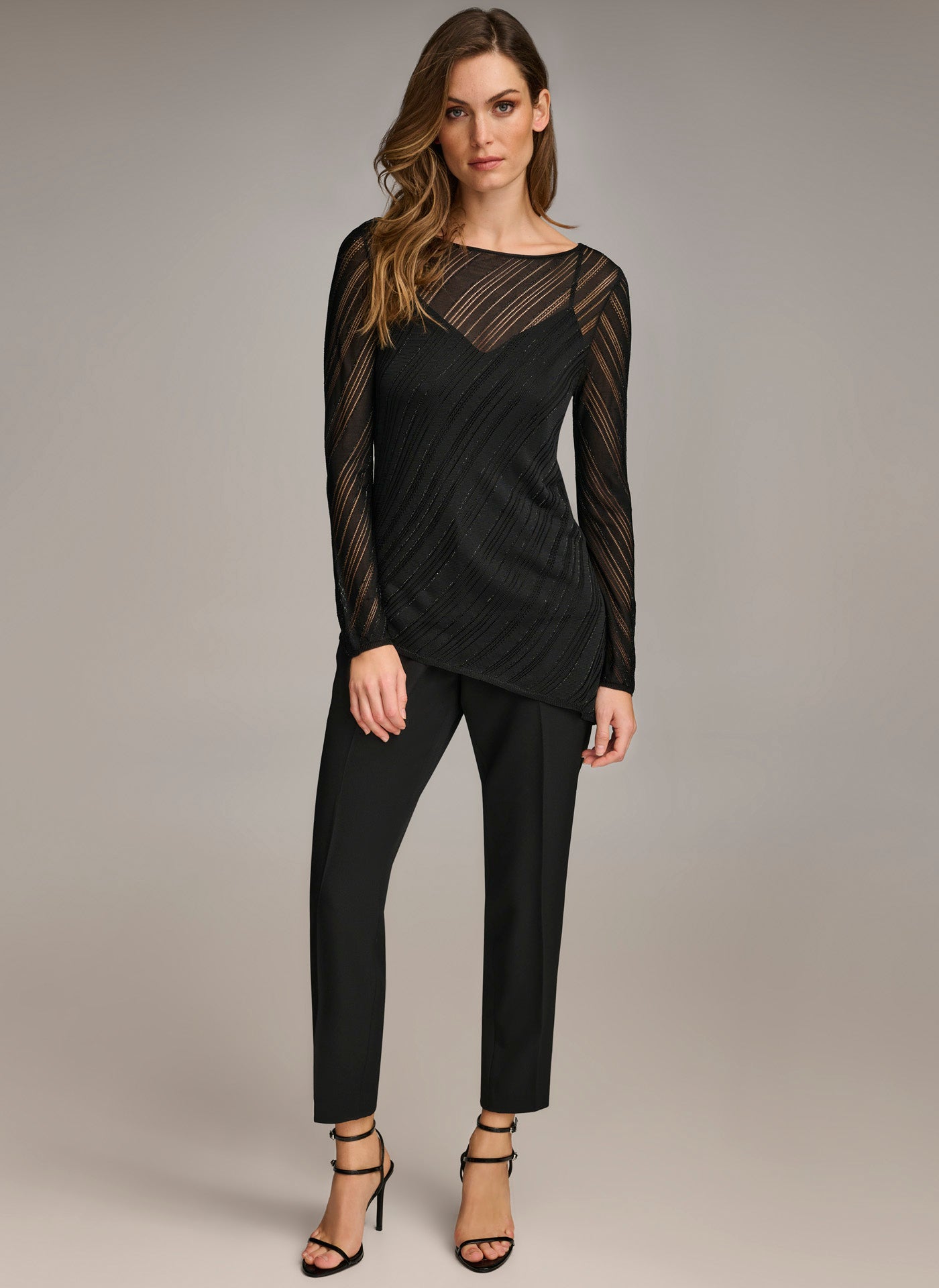 SHEER TOP WITH SHIMMER VIEW 5 SHEER TOP WITH SHIMMER VIEW 5