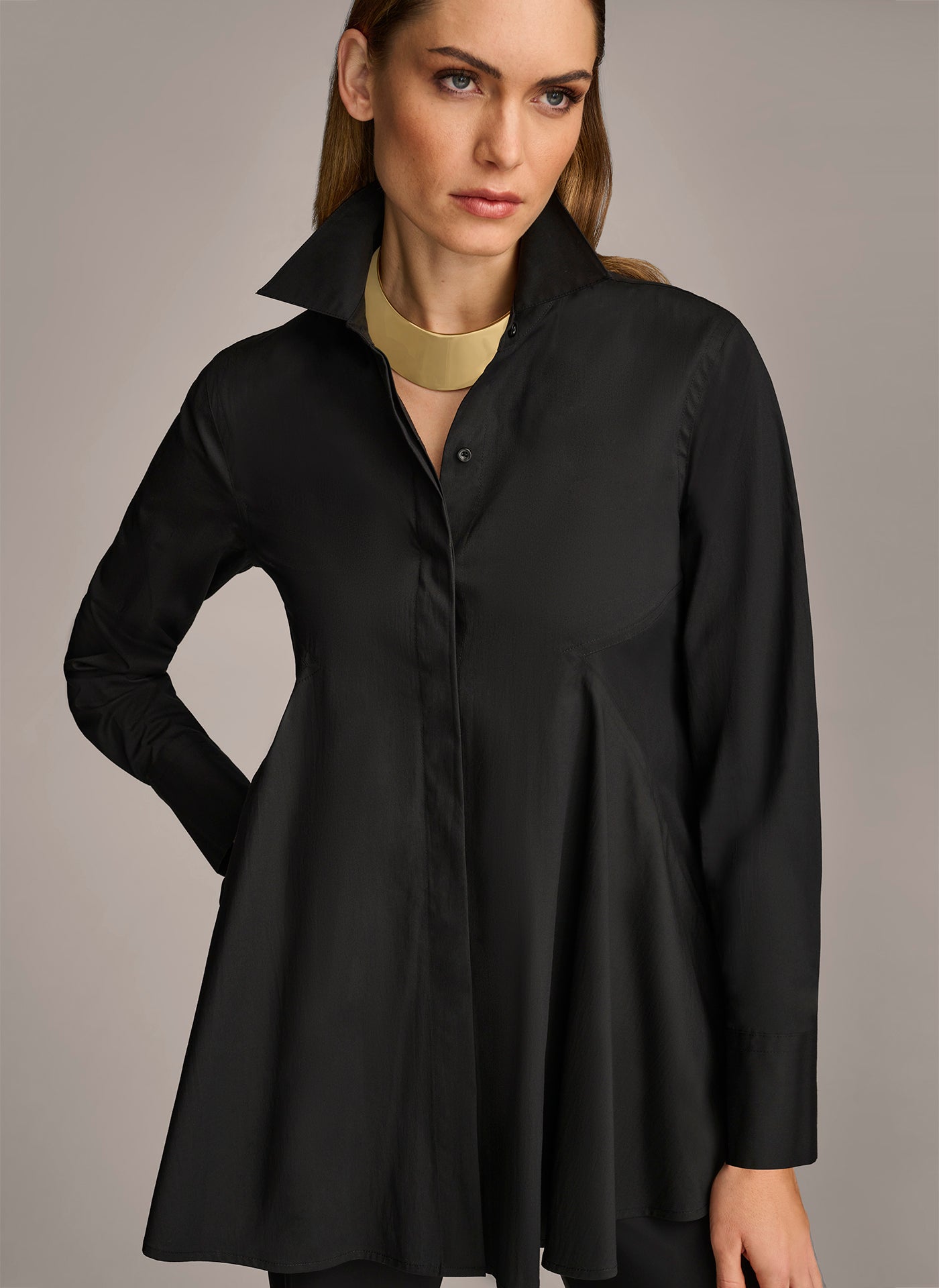 LONG SLEEVE A-LINE TUNIC