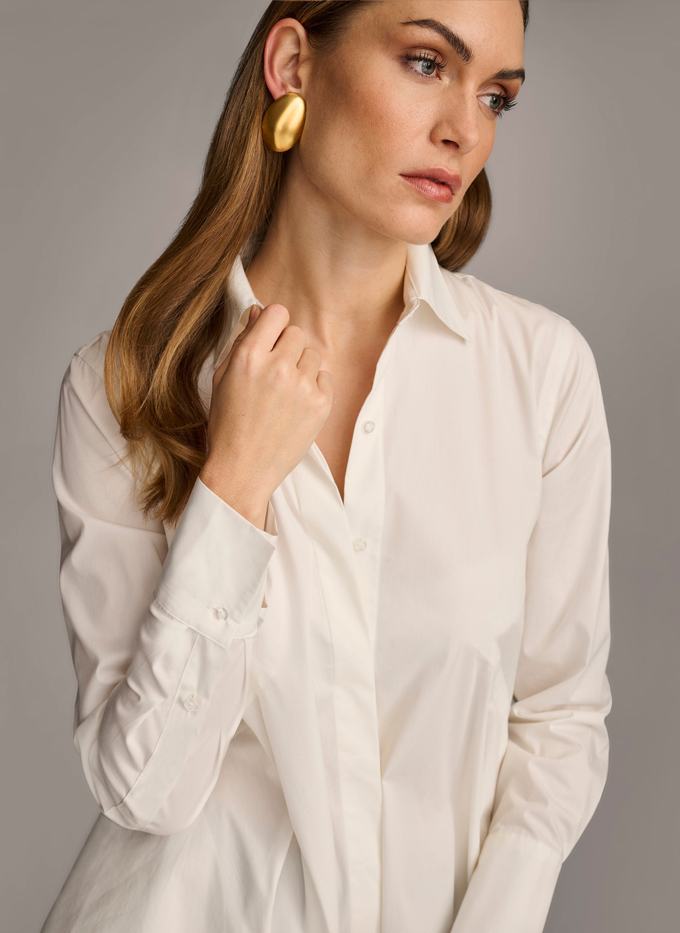 LONG SLEEVE A-LINE TUNIC VIEW 4 | Suits and Separates LONG SLEEVE A-LINE TUNIC VIEW 4 | Suits and Separates