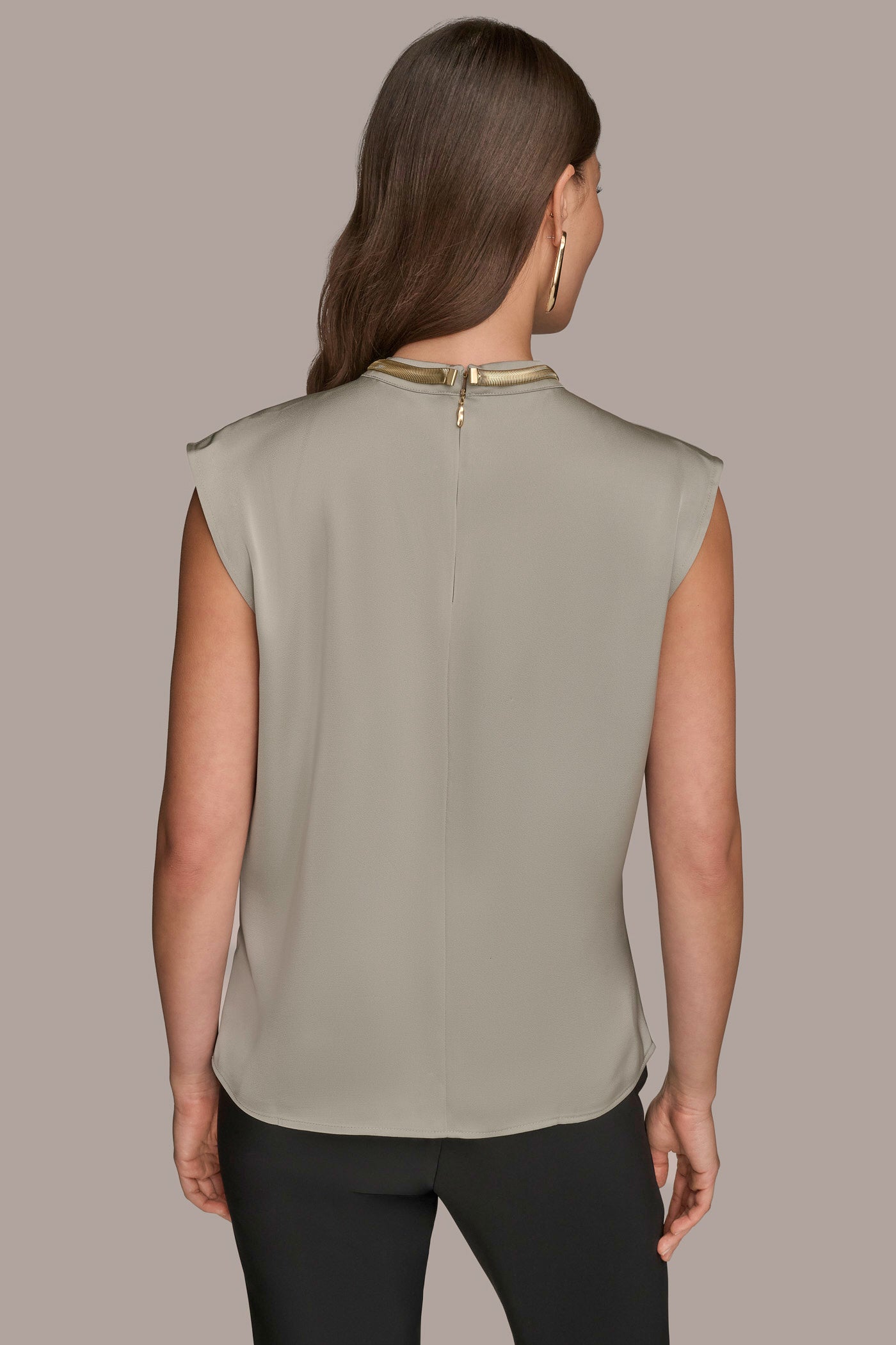 EMBELLISHED TWIST FRONT TOP | View 2 | Tops EMBELLISHED TWIST FRONT TOP | View 2 | Tops
