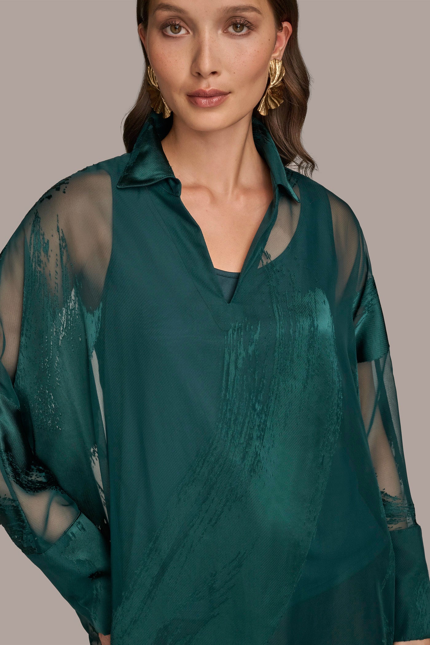 BRUSHSTROKE BURNOUT TUNIC VIEW 6 | Clothing BRUSHSTROKE BURNOUT TUNIC VIEW 6 | Clothing