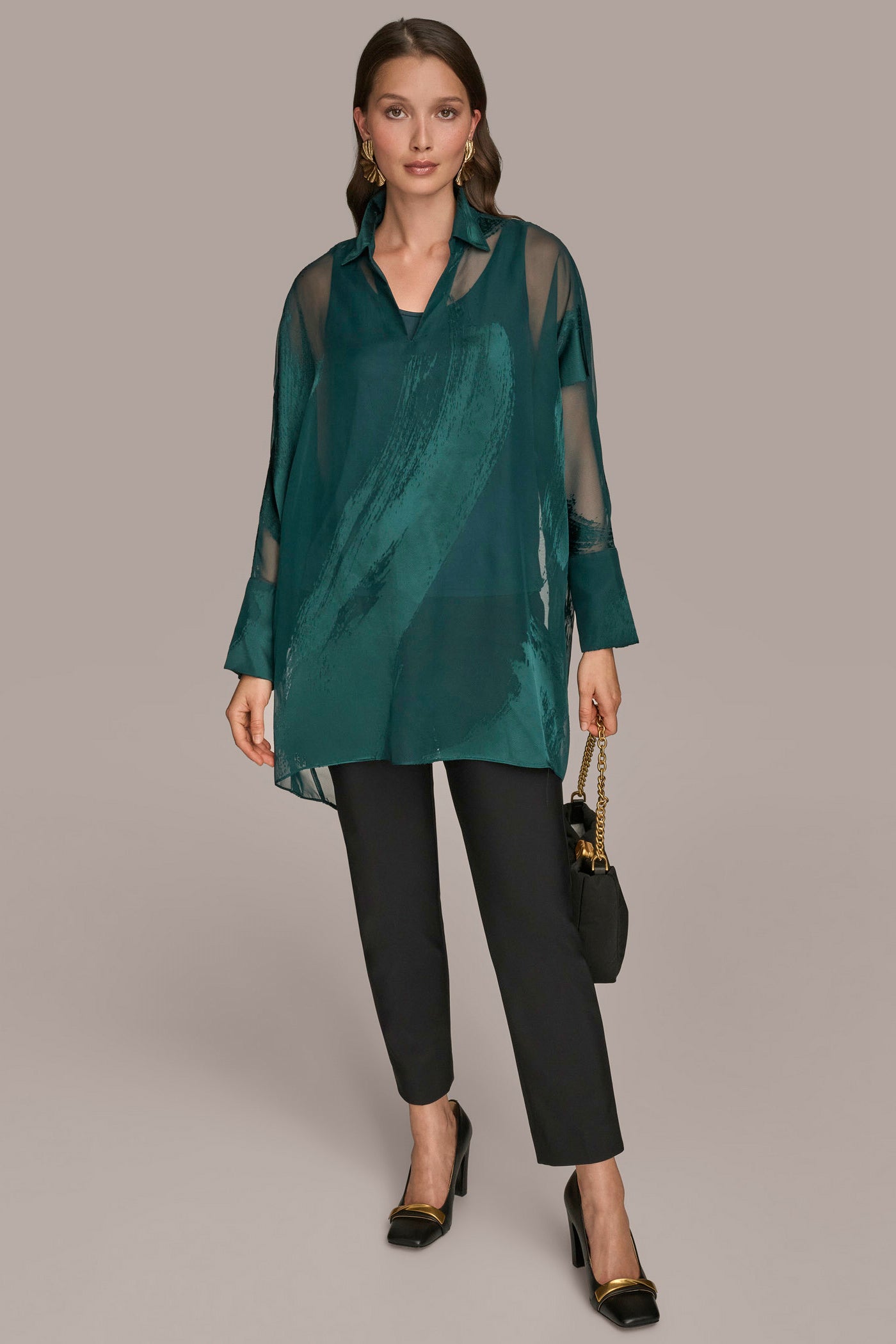 BRUSHSTROKE BURNOUT TUNIC VIEW 7 | Clothing BRUSHSTROKE BURNOUT TUNIC VIEW 7 | Clothing