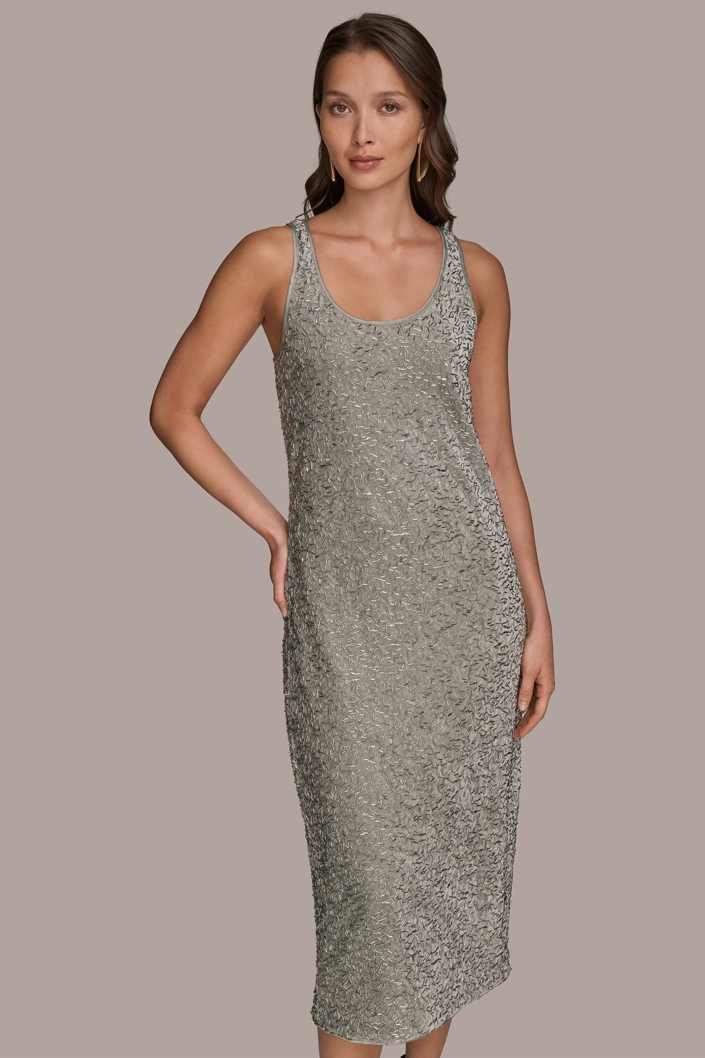 BEADED VELVET MIDI SHIFT DRESS VIEW 6 | Sale Dresses and Jumpsuits BEADED VELVET MIDI SHIFT DRESS VIEW 6 | Sale Dresses and Jumpsuits