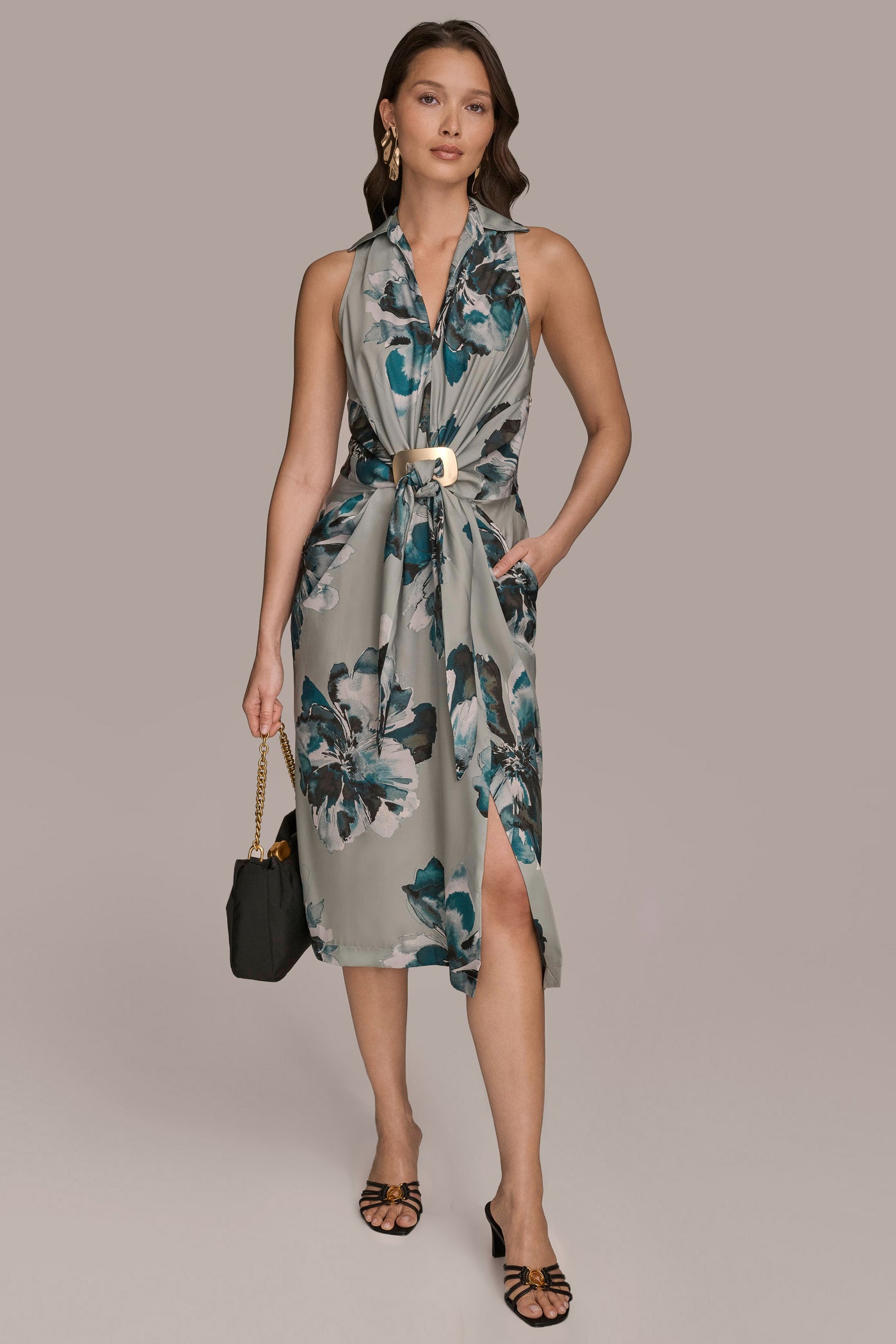 FLORAL EMBELLISHED MIDI SHIRT DRESS | View 1 | Essential Dresses FLORAL EMBELLISHED MIDI SHIRT DRESS | View 1 | Essential Dresses