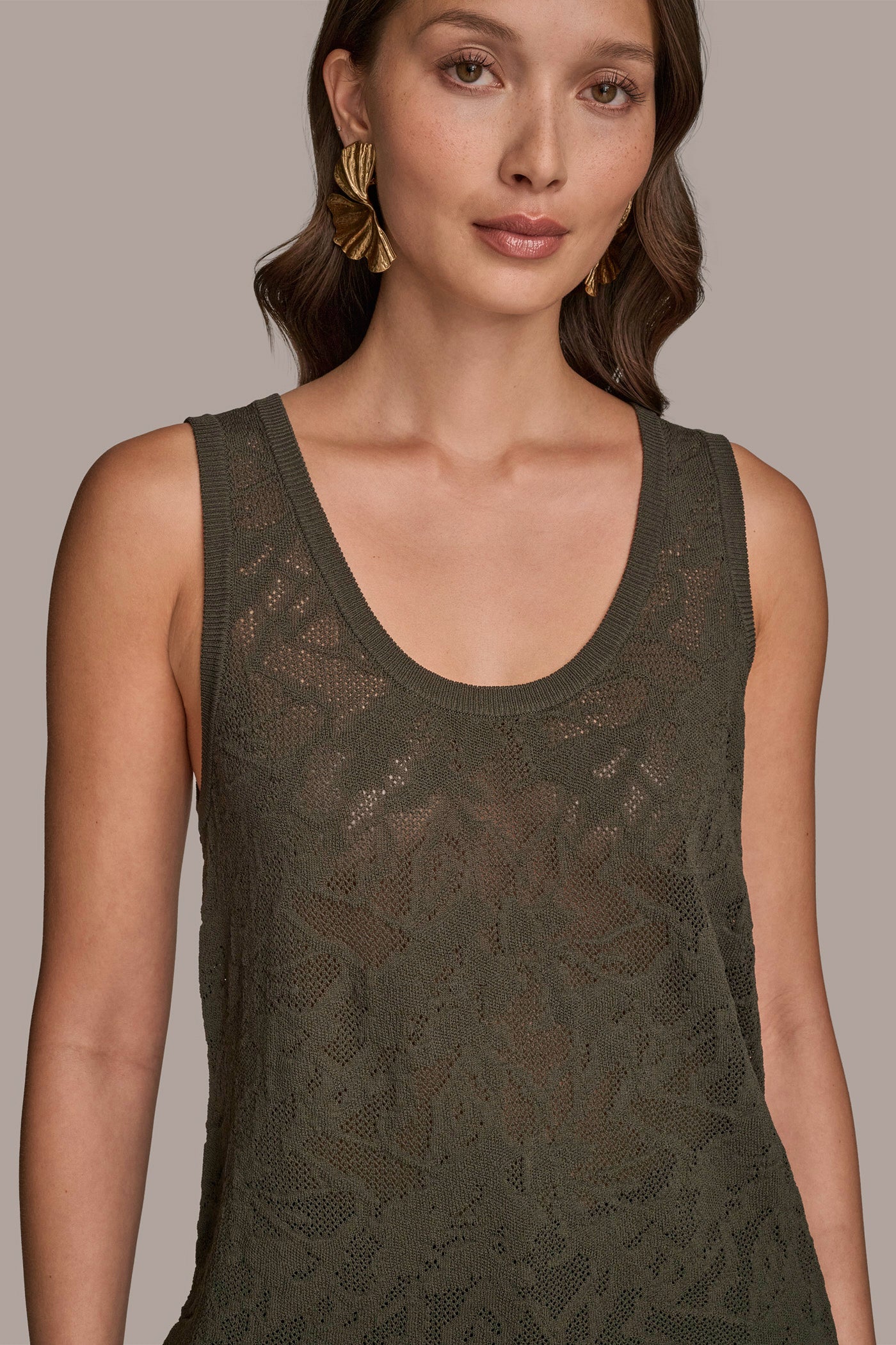 POINTELLE LACE-KNIT TANK VIEW 4 POINTELLE LACE-KNIT TANK VIEW 4