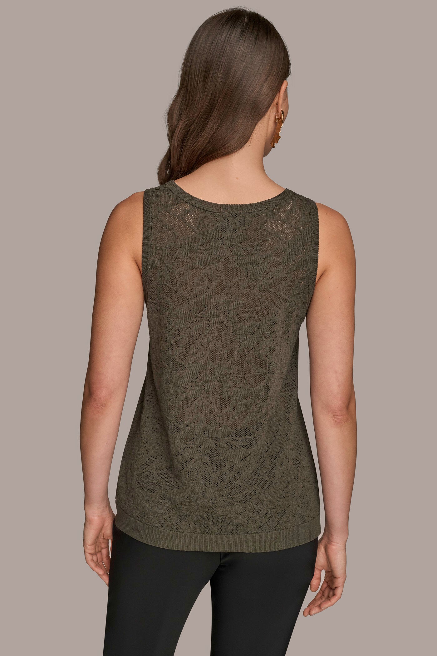 POINTELLE LACE-KNIT TANK | View 2 | Tops & Sweaters POINTELLE LACE-KNIT TANK | View 2 | Tops & Sweaters